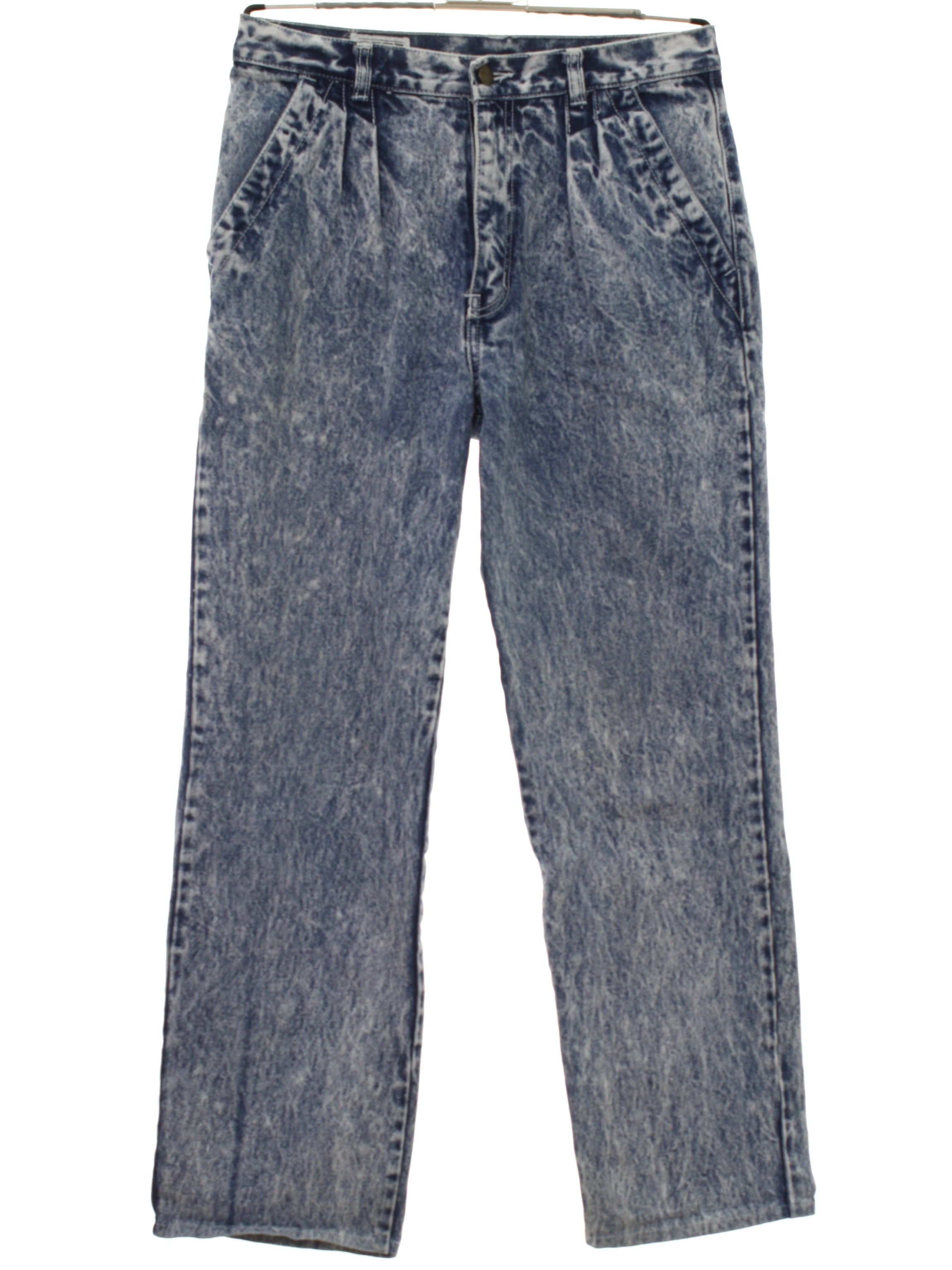 Retro 1980's Pants (Pepe) : 80s -Pepe- Mens dark blue acid washed ...