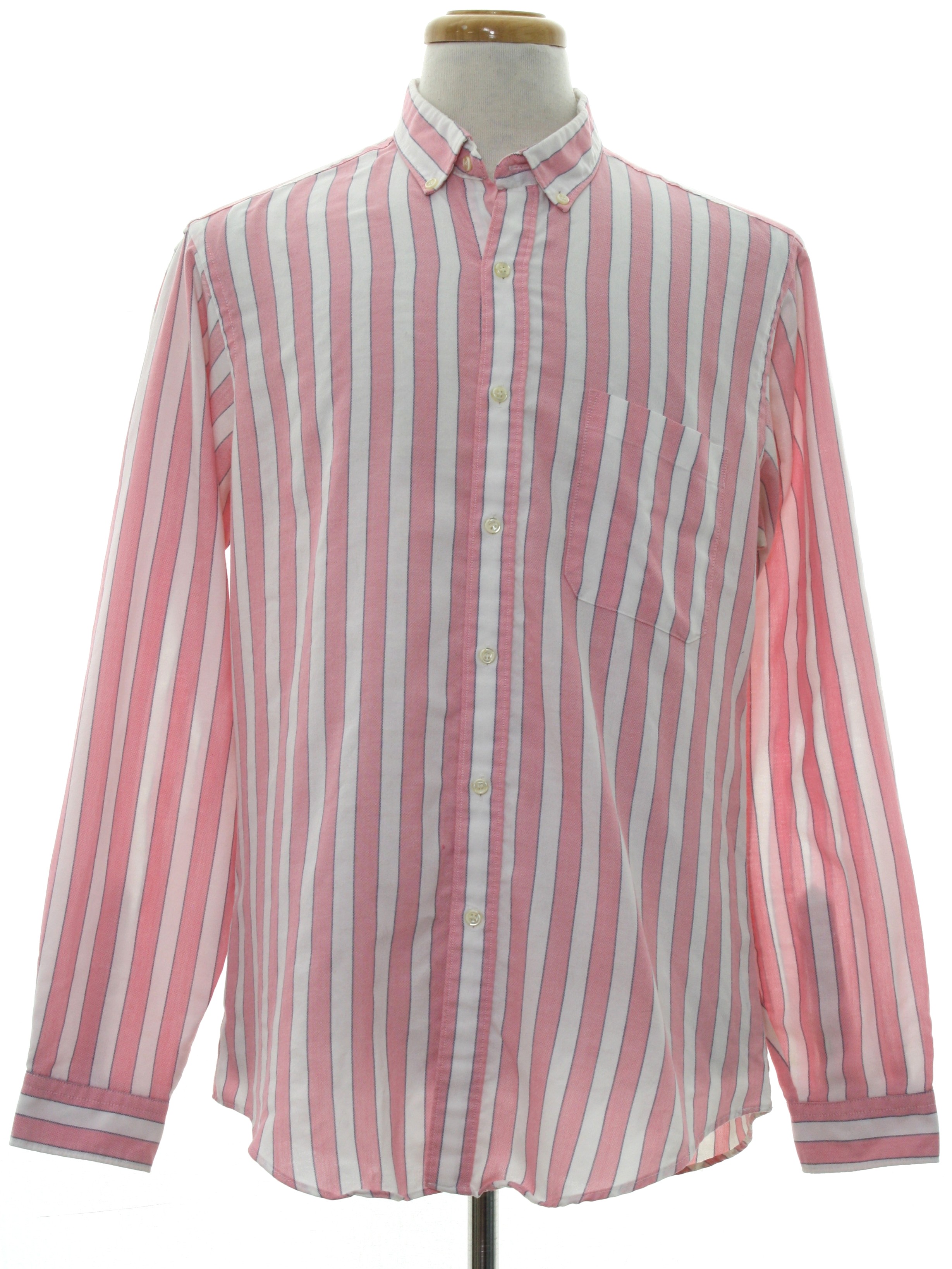1980s Vintage Shirt: Late 80s -Levis Colorgraphics- Mens white, pink ...