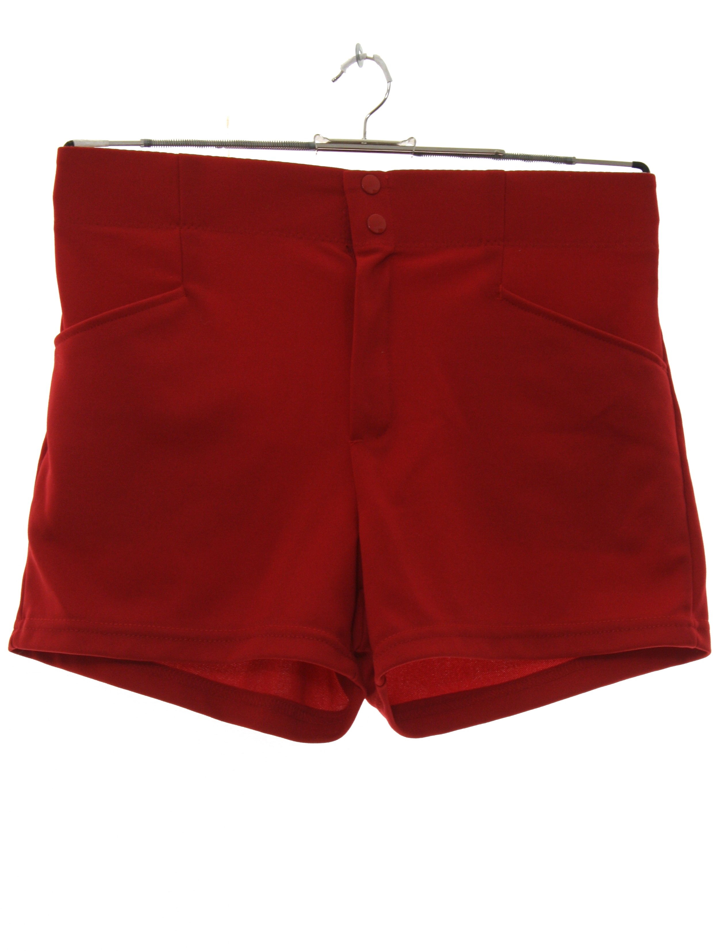 Retro 1980s Shorts: Late 80s or Early 90s -Bike- Mens red background ...