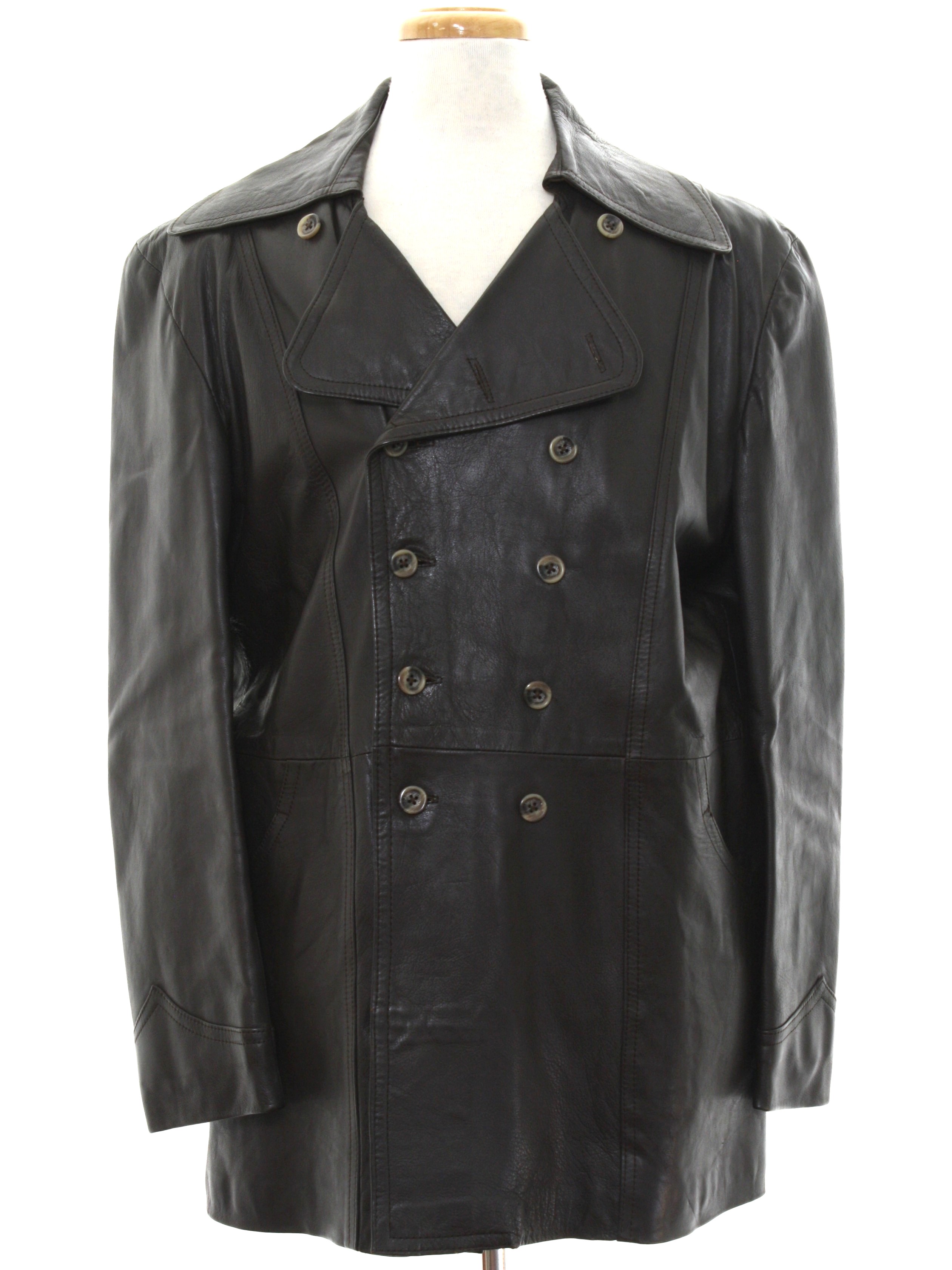 1960's Vintage Lord John Leather Jacket: Late 60s -Lord John- Mens ...