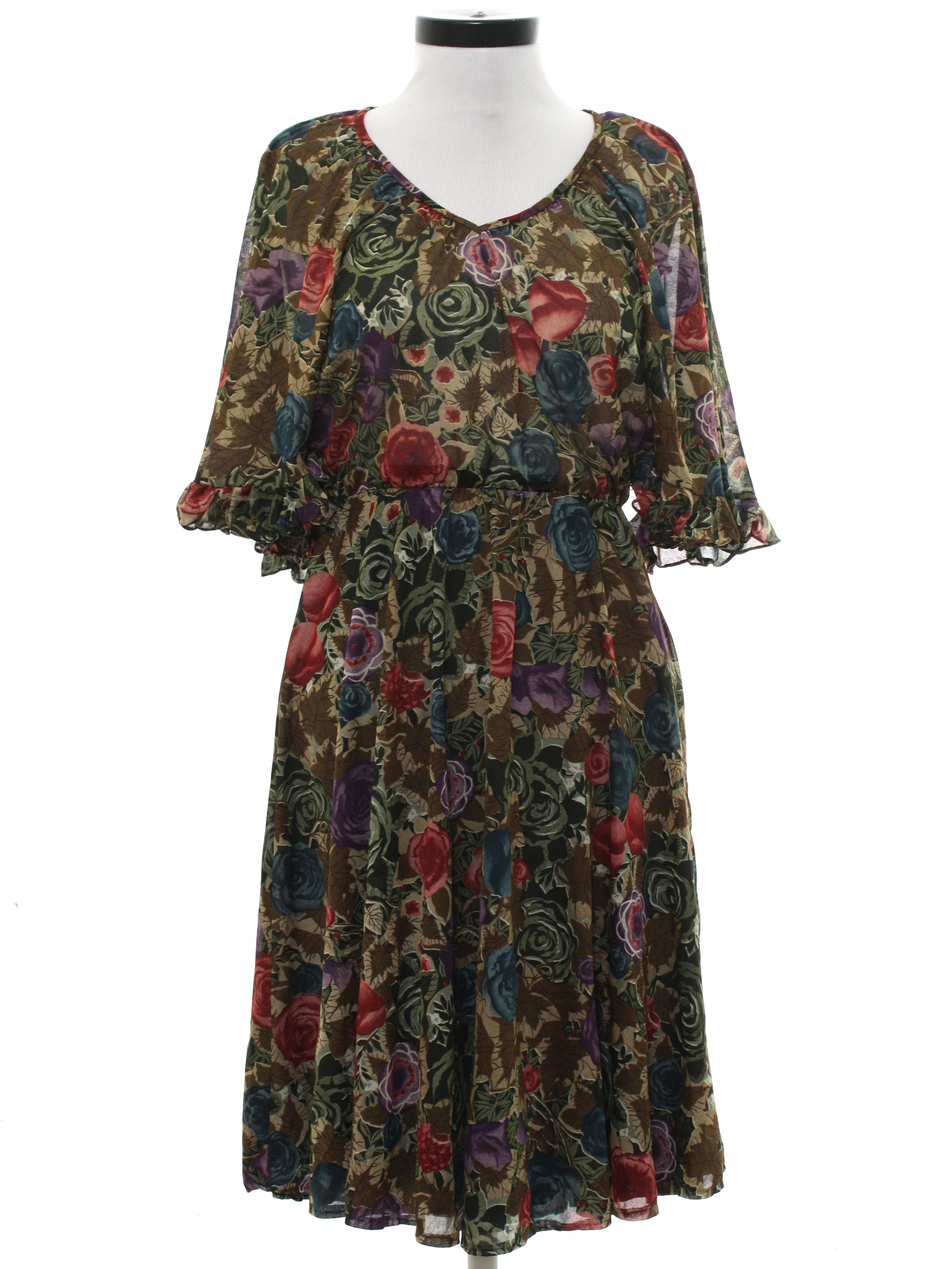Vintage Coco 70's Hippie Dress: Late 70s or Early 80s -Coco- Womens ...