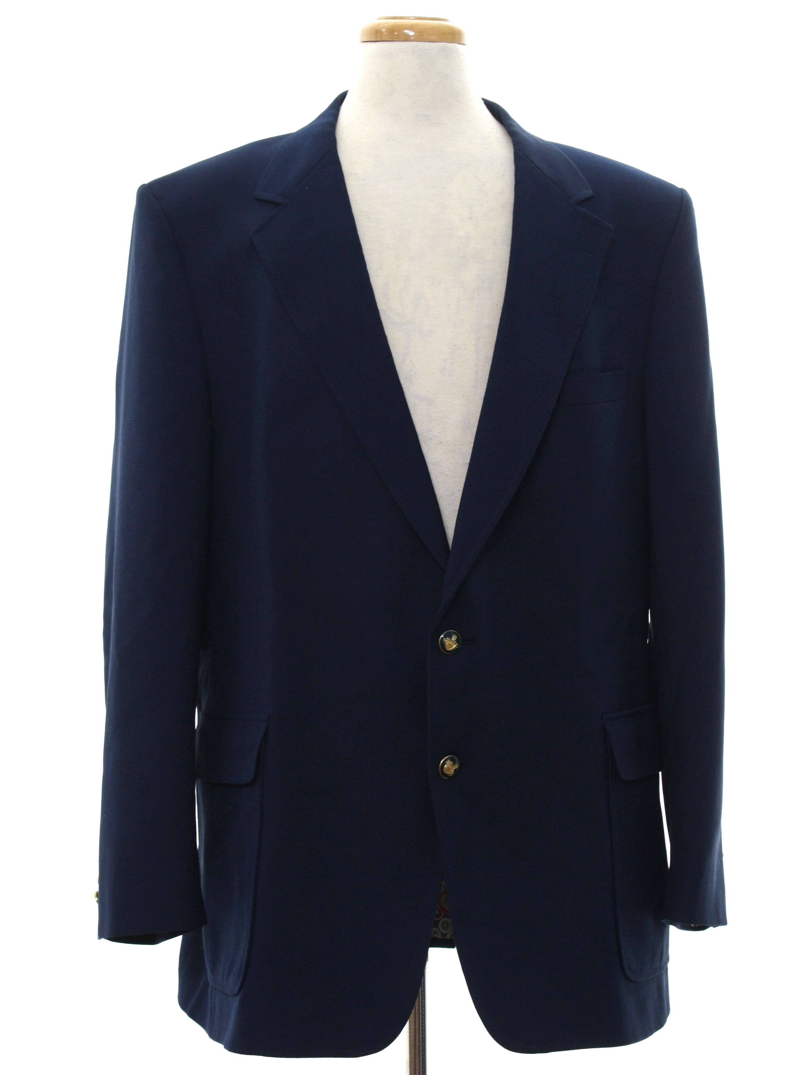 70s Retro Jacket: 70s -The Knack Blazer- Mens midnight blue background ...