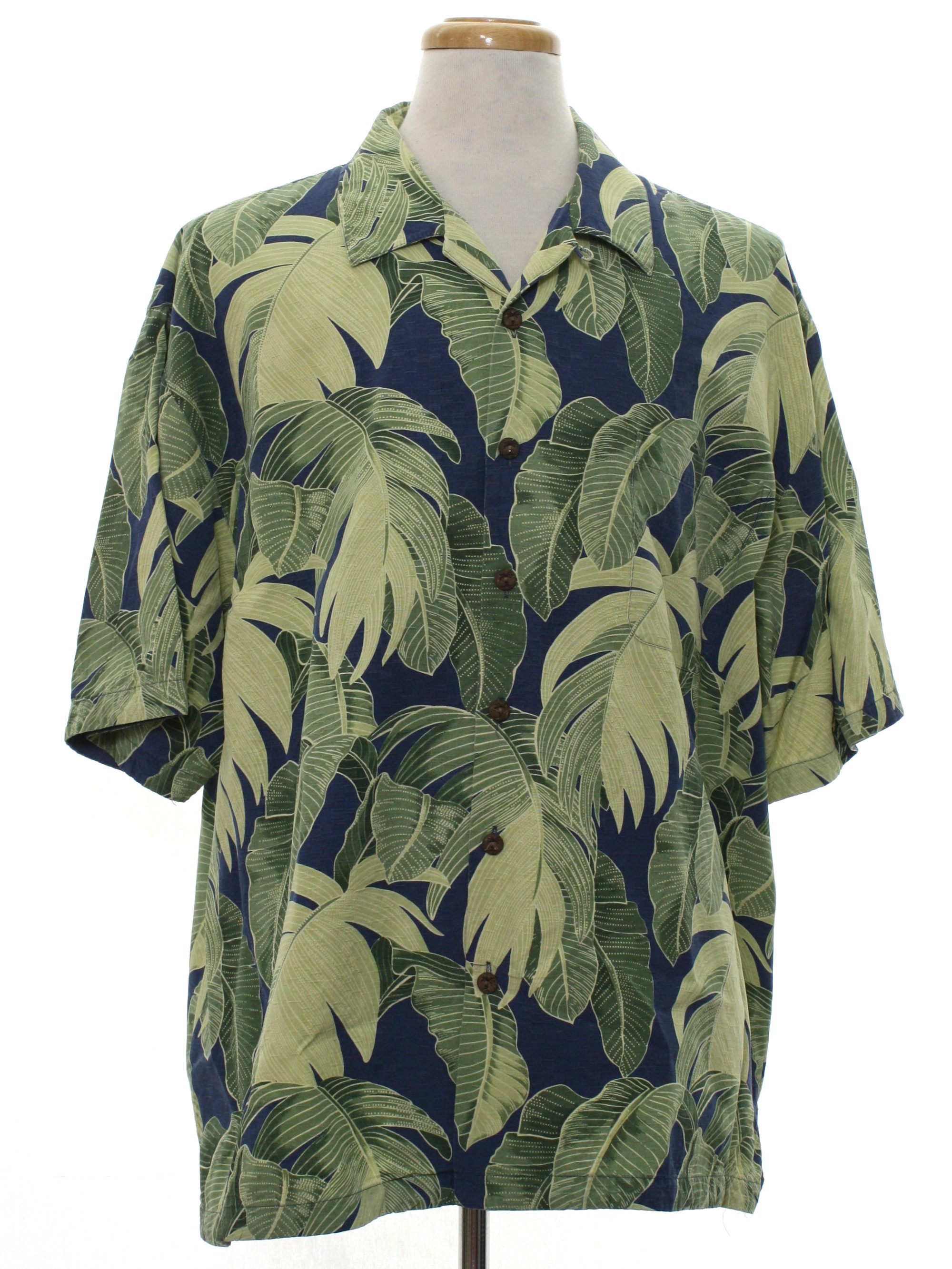 dark green hawaiian shirt