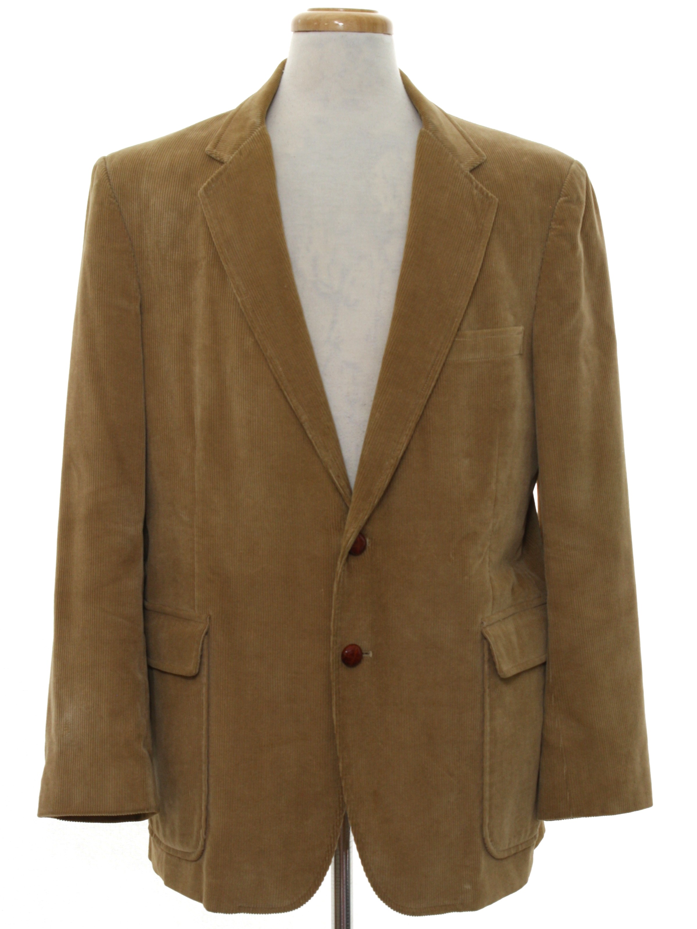 1980's Jacket (Missing Label): 80s -Missing Label- Mens camel colored ...