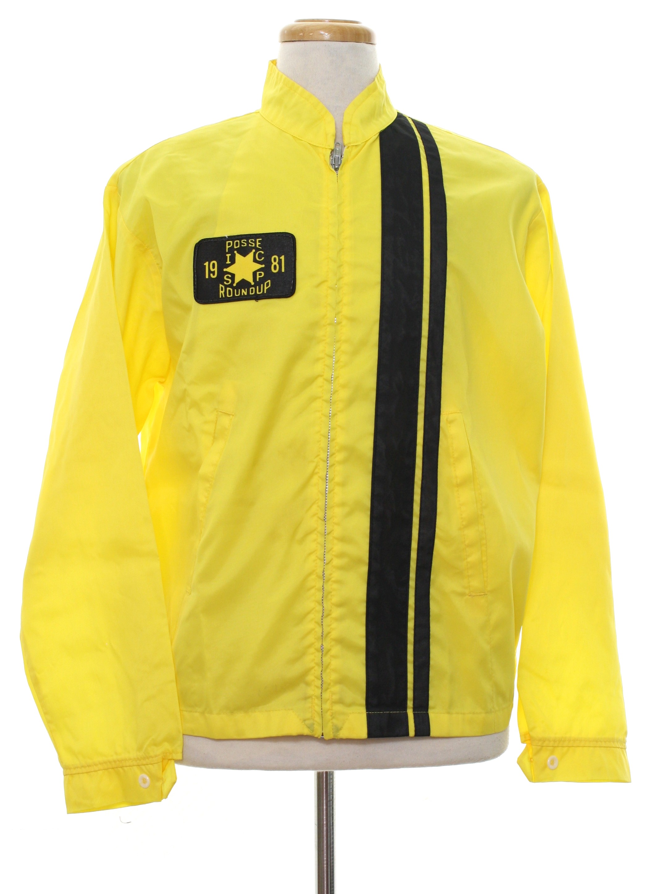 Retro 80s Jacket (Cap N Jac) : 80s -Cap N Jac- Mens bright yellow ...