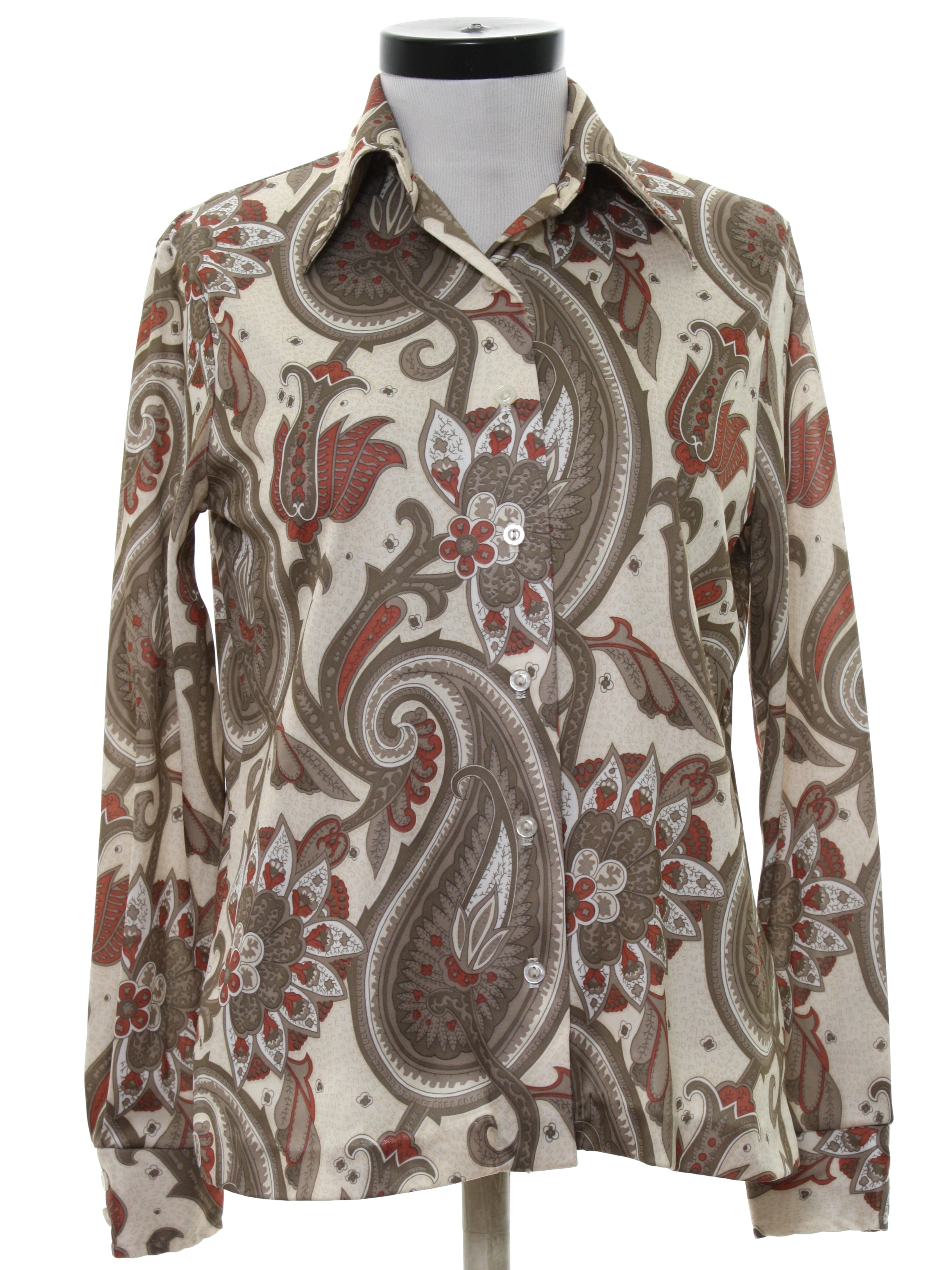 paisley disco shirt