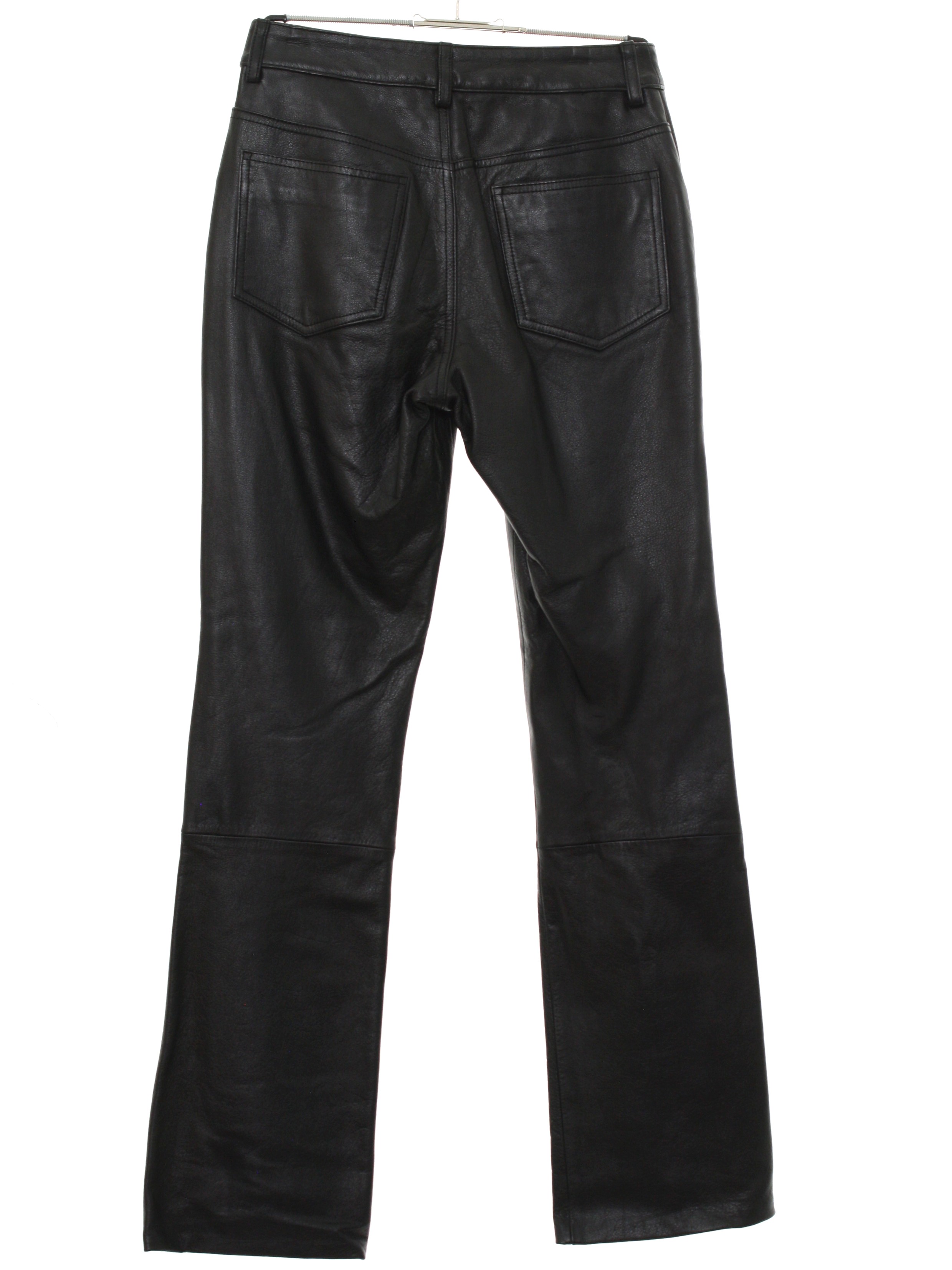 womens bootcut leather pants
