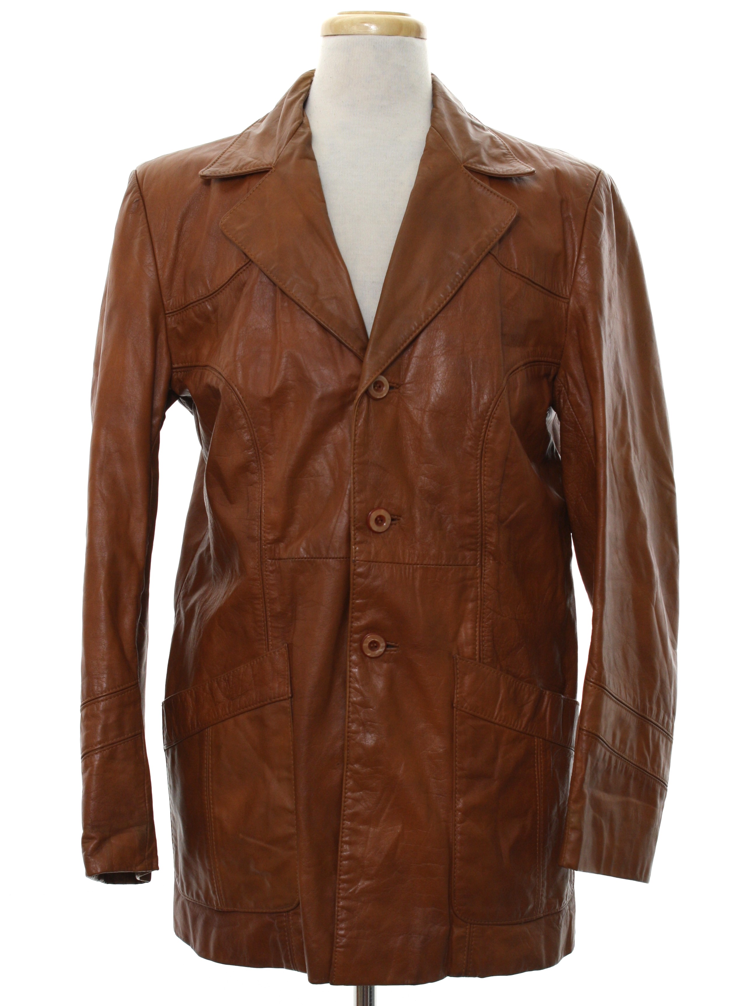 Vintage 80s Leather Jacket: 80s -Wilsons House of Suede and Leather ...