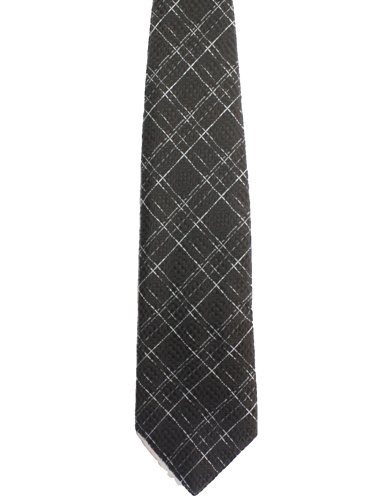 Retro 1970's Neck Tie (Resilio) : 70s -Resilio- Mens dark brown raised ...