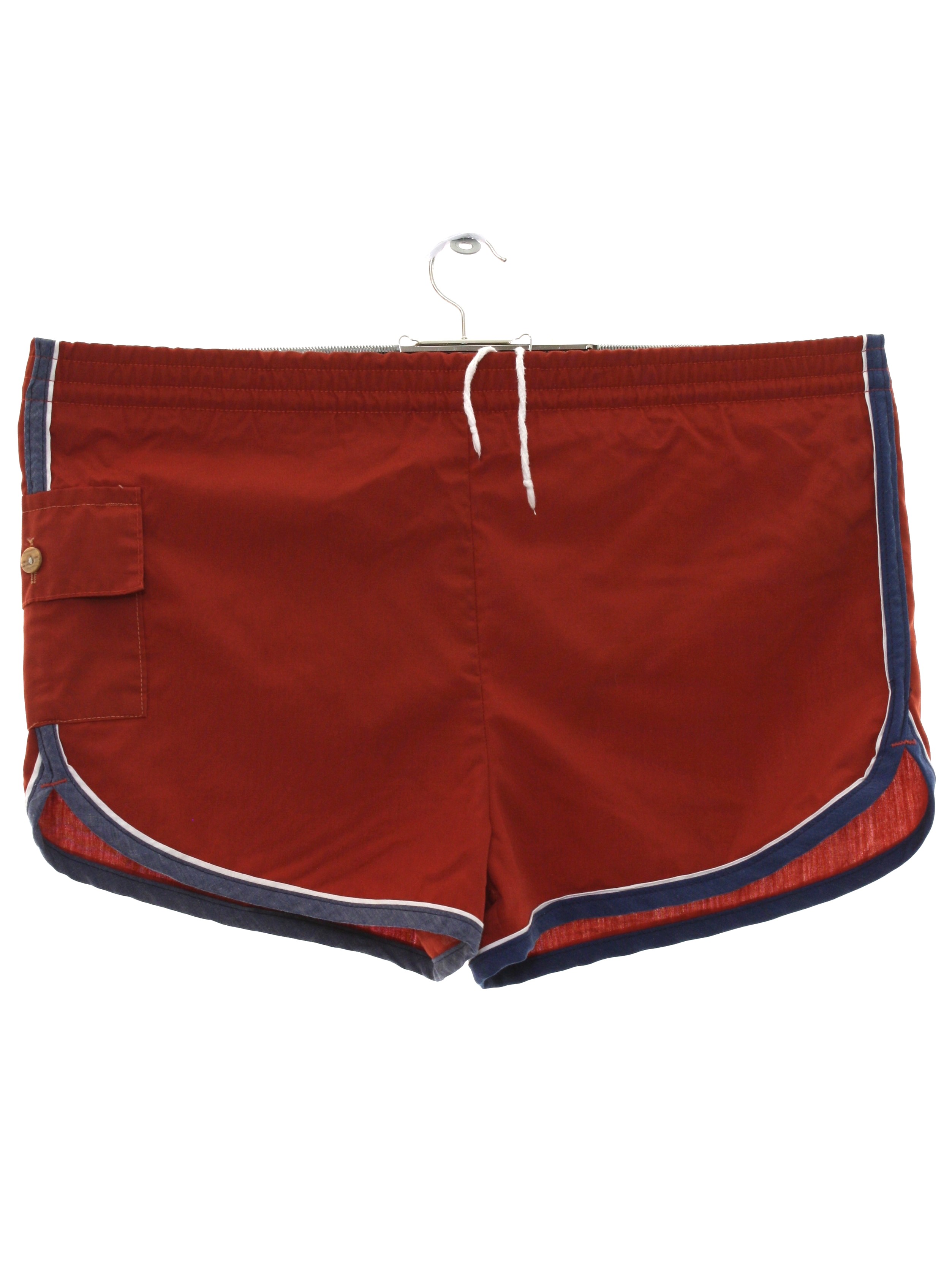 burnt orange swim trunks