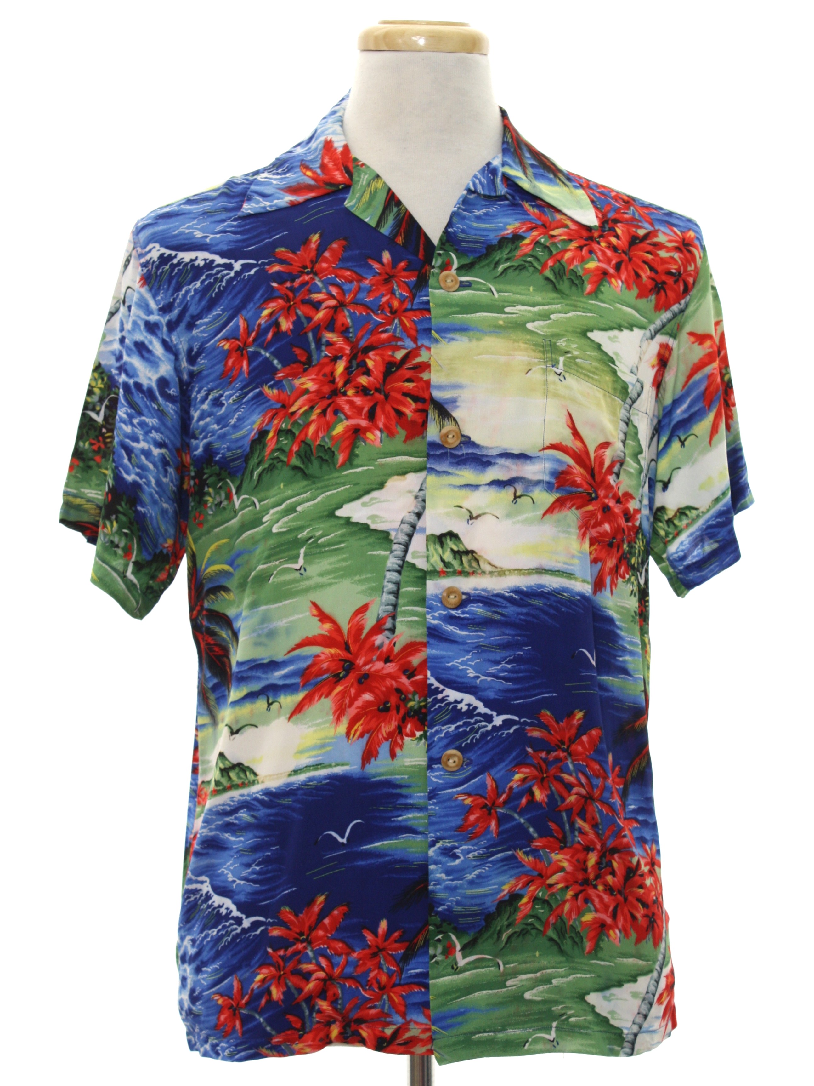 1950s Polynesian Sportswear Made in Hawaii Hawaiian Shirt: Early 50s ...