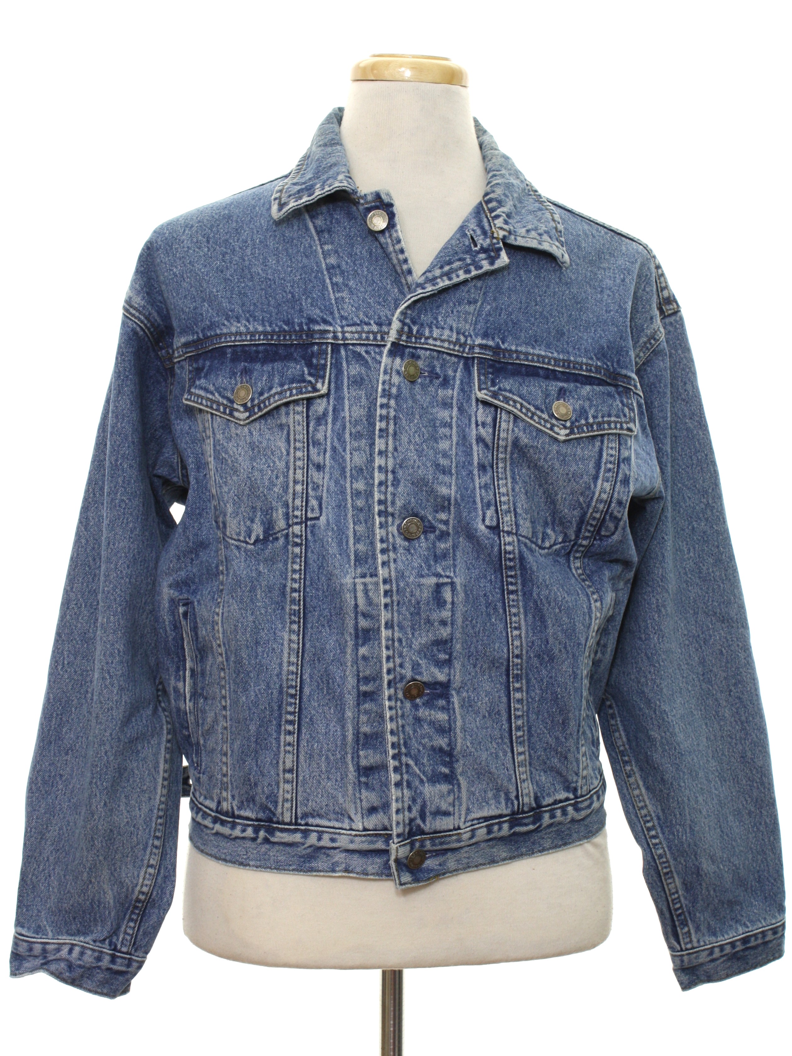 Gap 80's Vintage Jacket: Late 80s or Early 90s -Gap- Mens blue ...