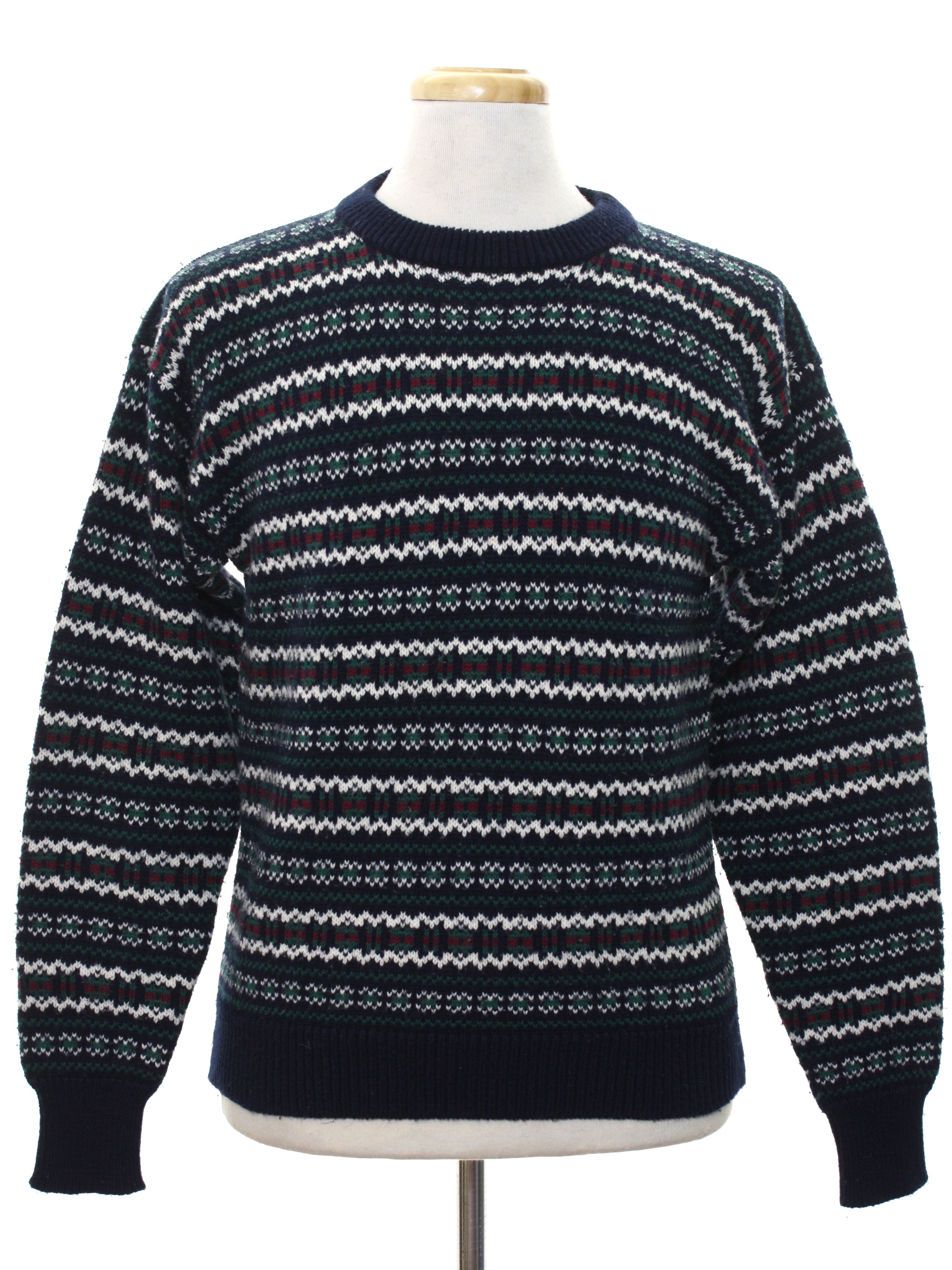 Vintage Sweater Graphics Eighties Sweater: 80s -Sweater Graphics- Mens ...