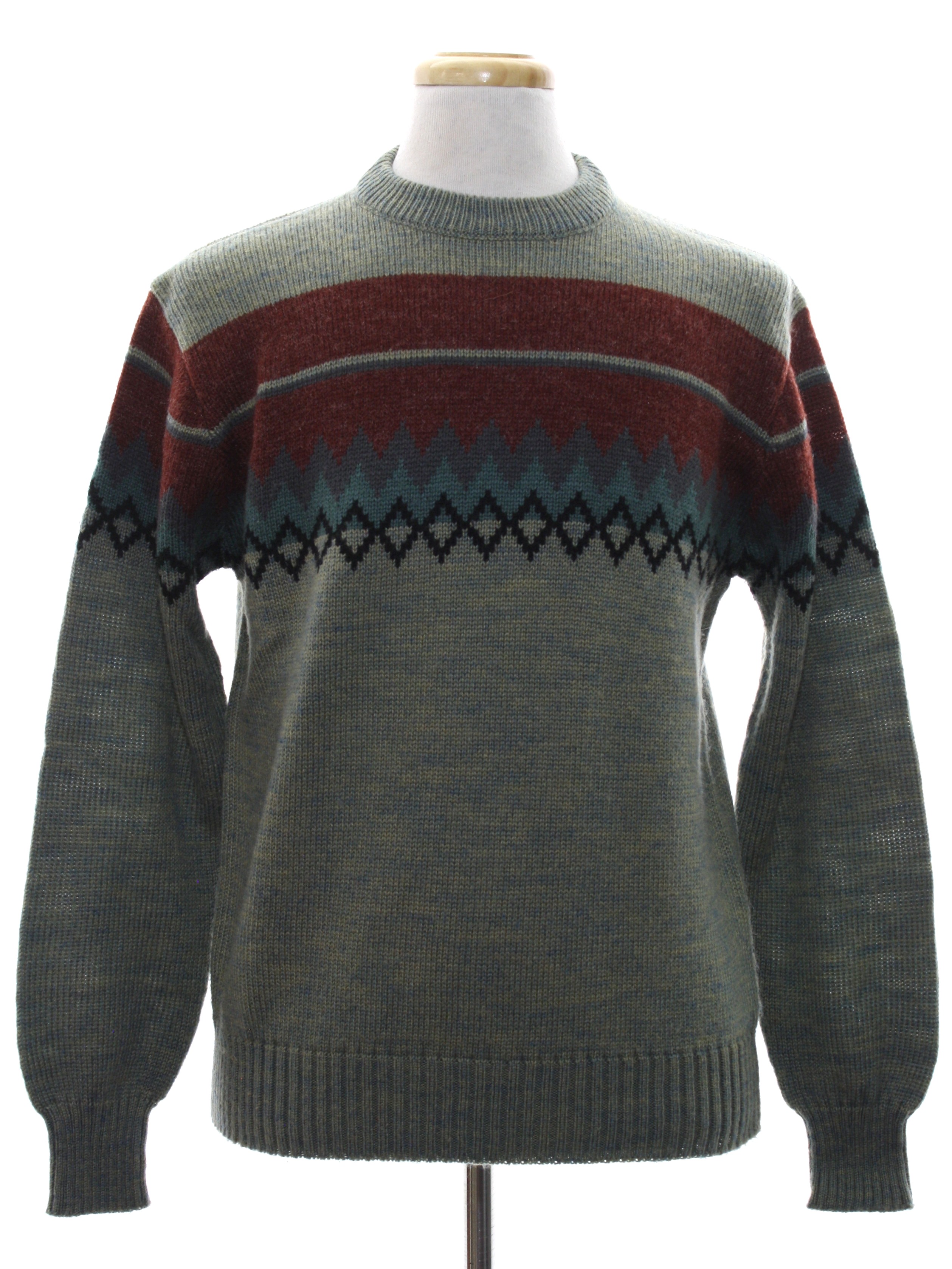 1980s Vintage Sweater: Late 80s or Early 90s -Pebble Beach- Mens ...