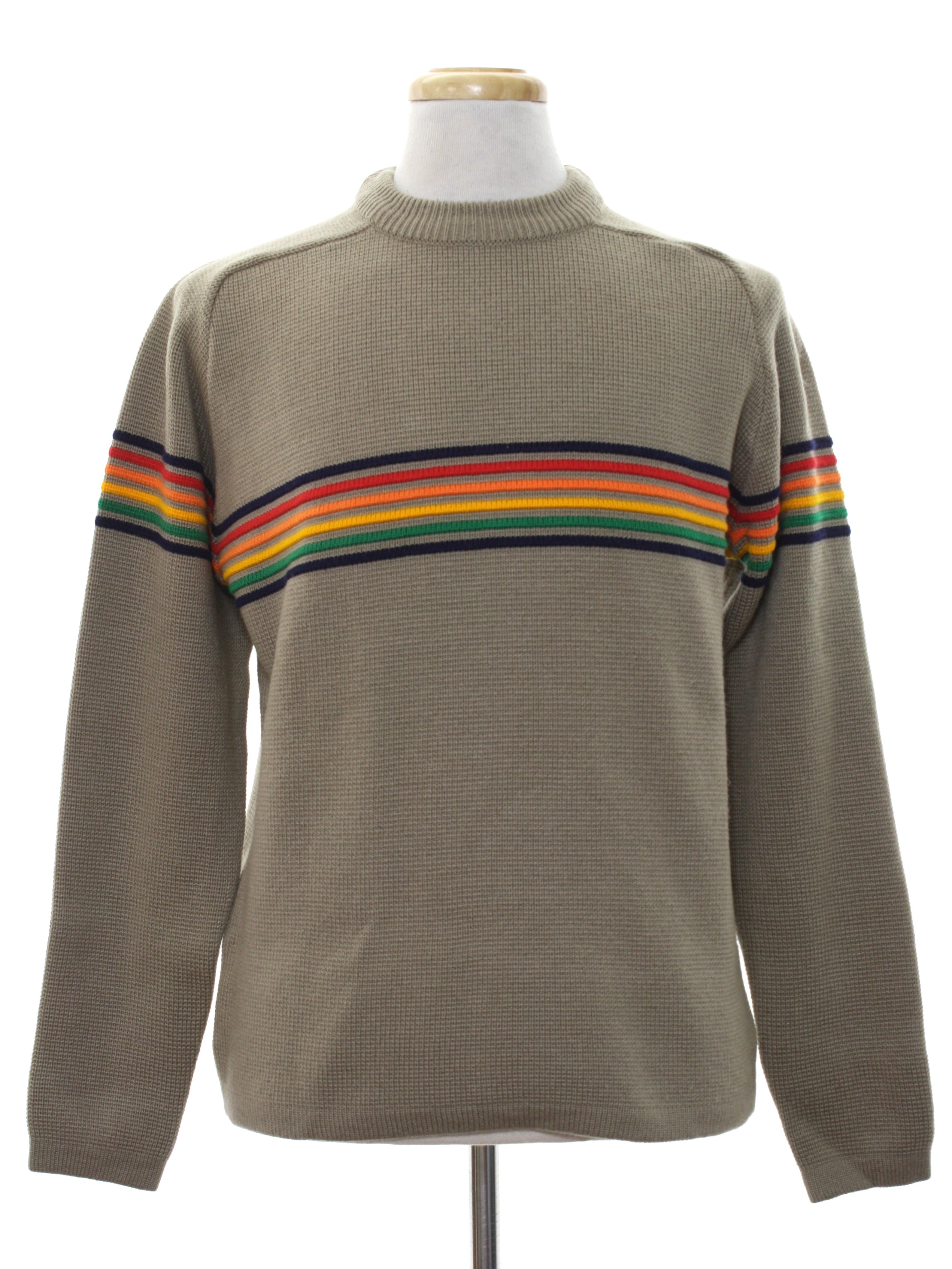 70s rainbow clearance sweater