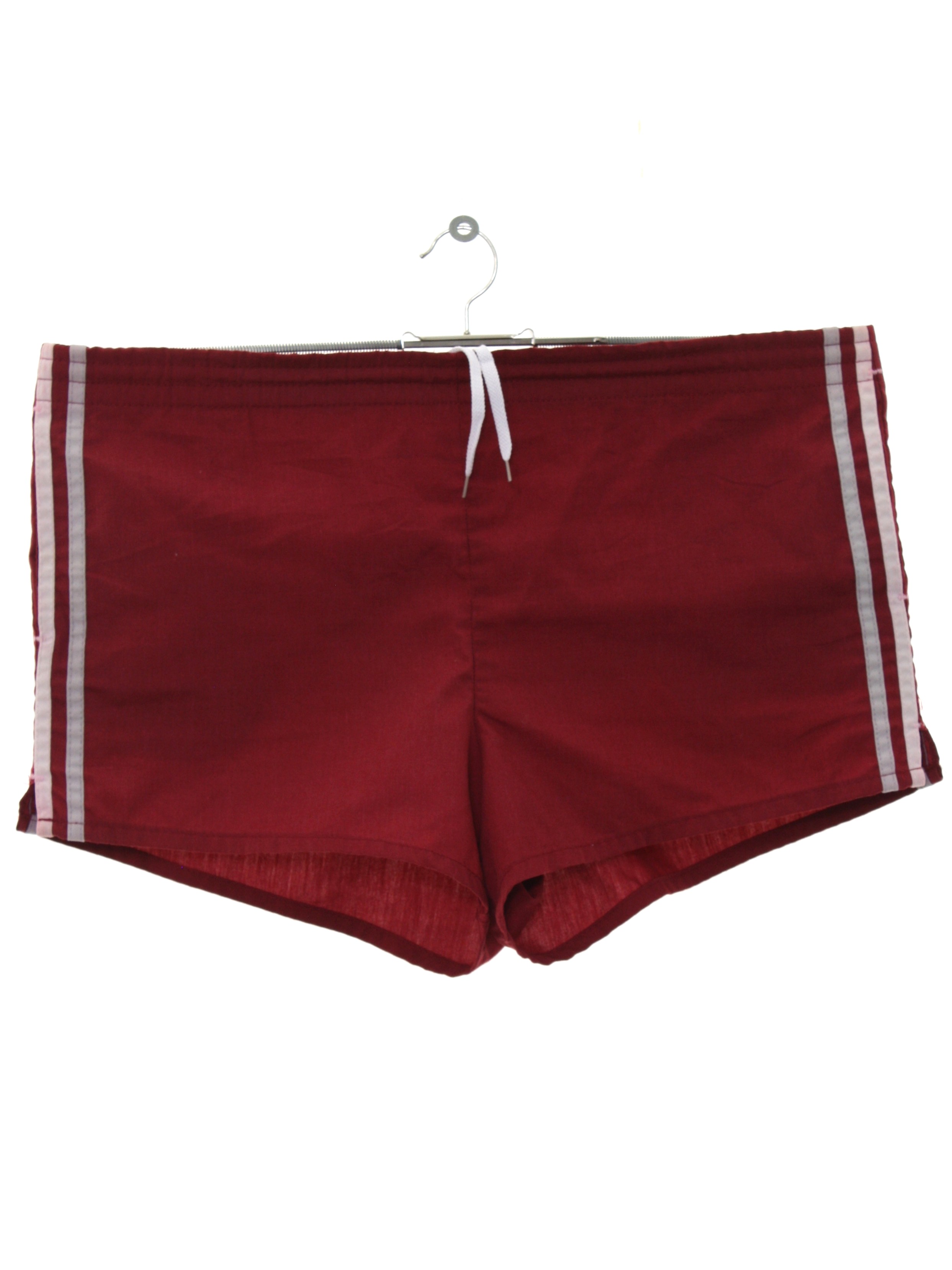 Vintage 1980's Swimsuit/Swimwear: 80s -Jantzen- Mens dark red ...