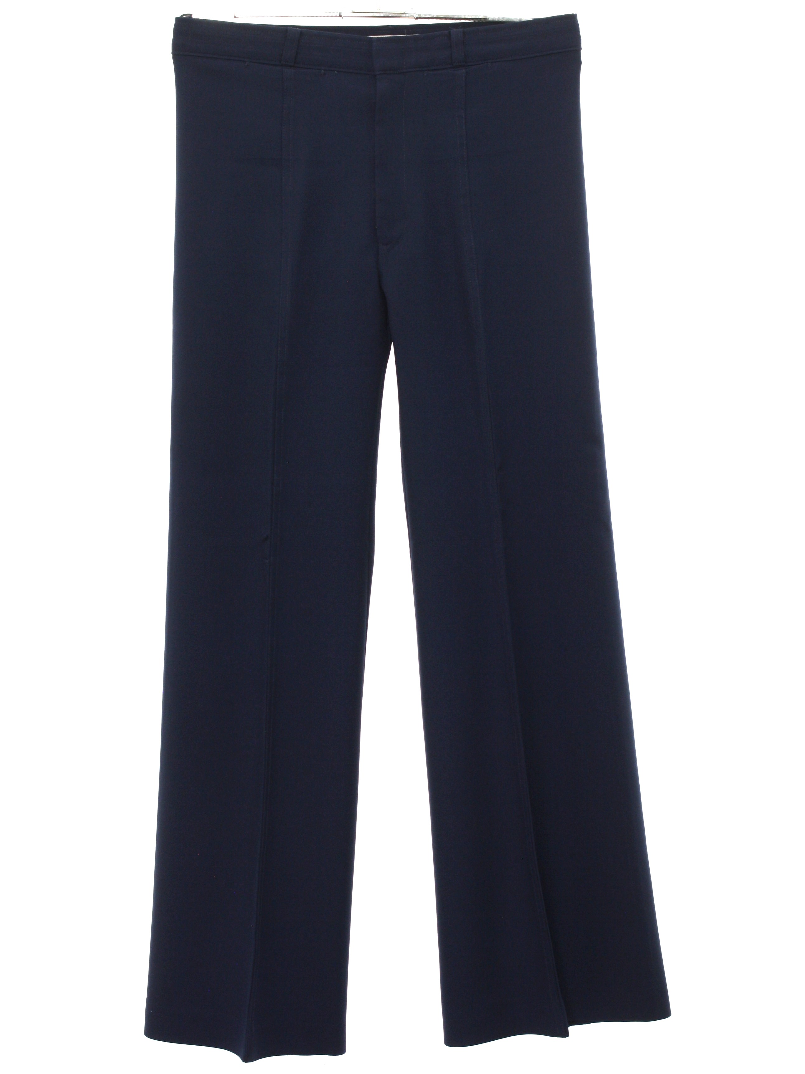 Size 10 1970s Polyester Pant - 70s Synthetic Knit Wide Leg Trouser - B –  Vintage Vixen Clothing