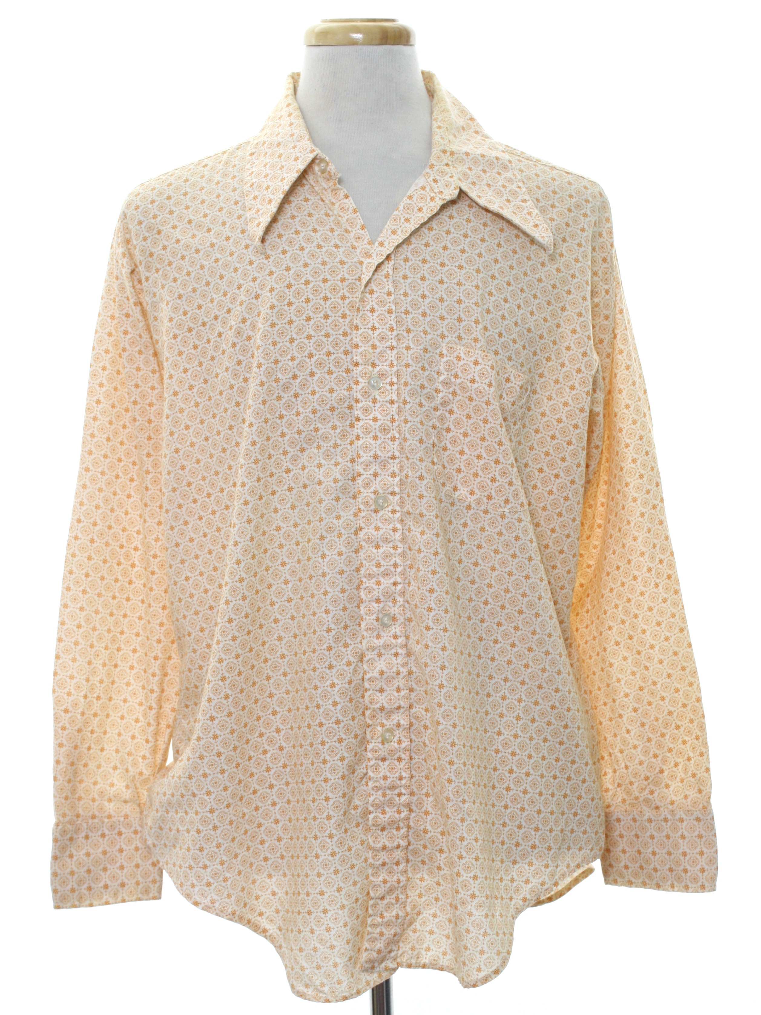 Retro 1970s Shirt: 70s -Fashion Classics- Mens white background ...
