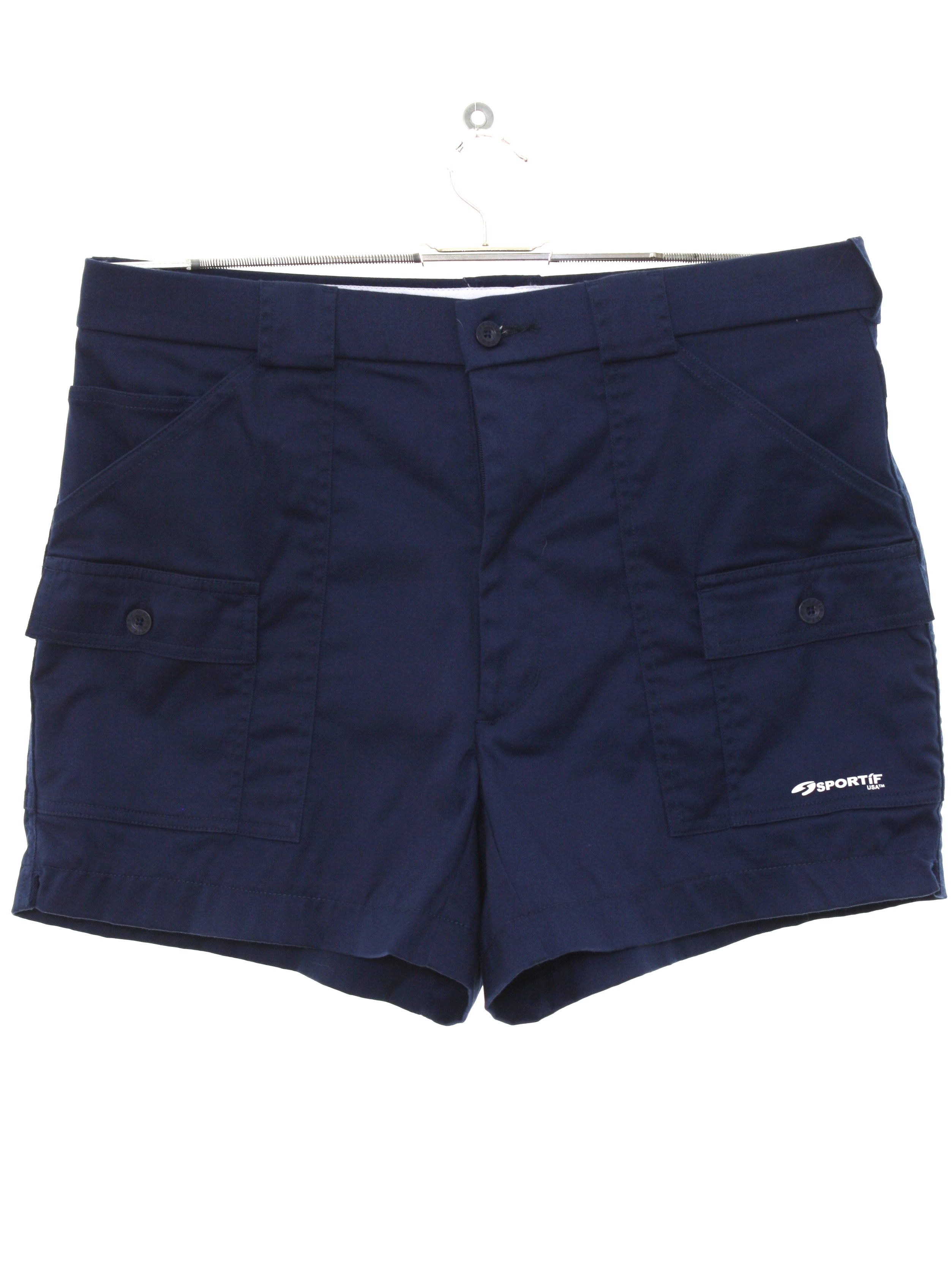 1990's Vintage Sportif Shorts: 90s -Sportif- Mens midnight blue ...