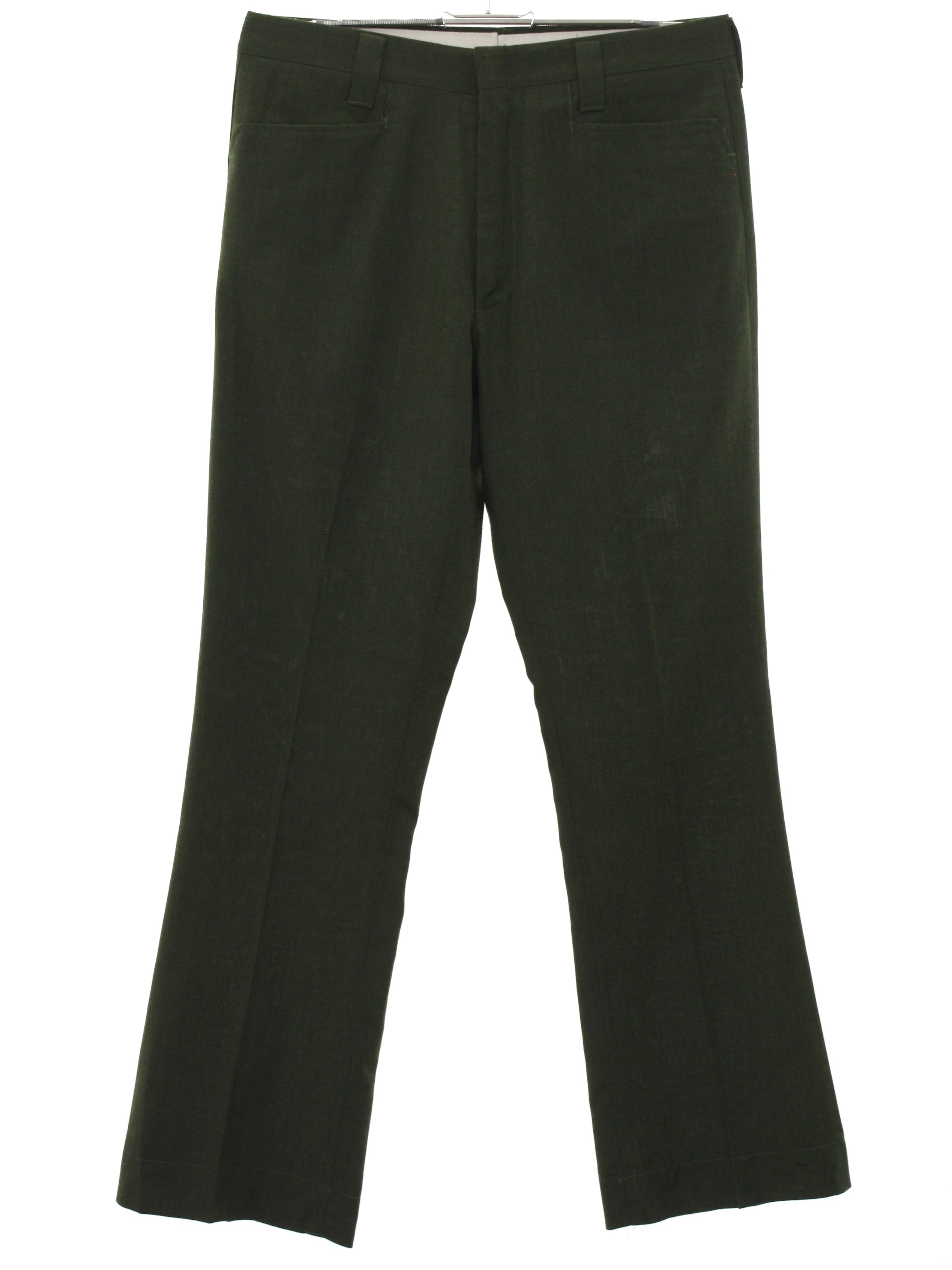 Farah 60's Vintage Flared Pants / Flares: 60s -Farah- Mens khaki green ...