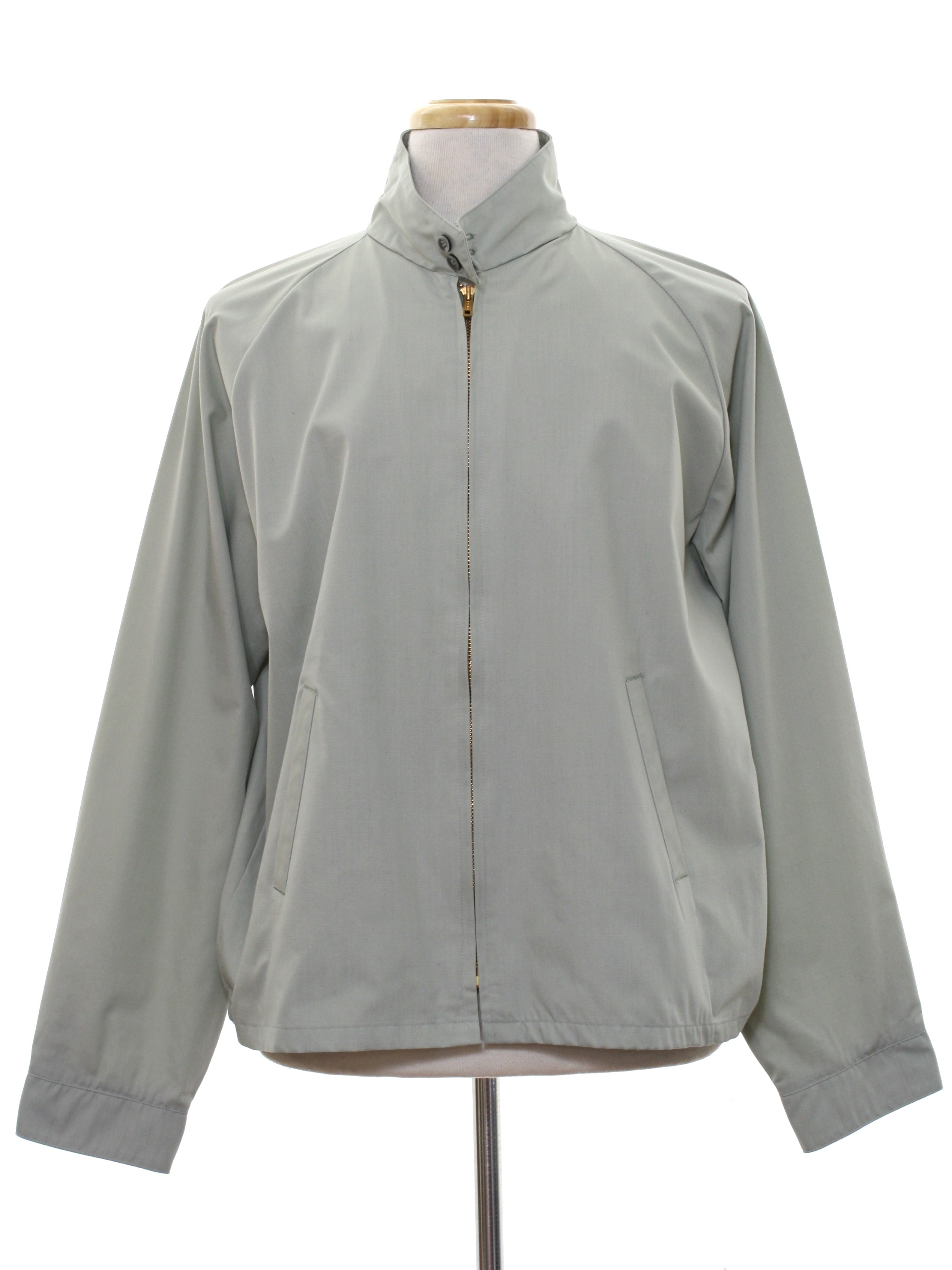 Vintage 60s Jacket: 60s -Sir Jac- Mens light greenish grey background ...