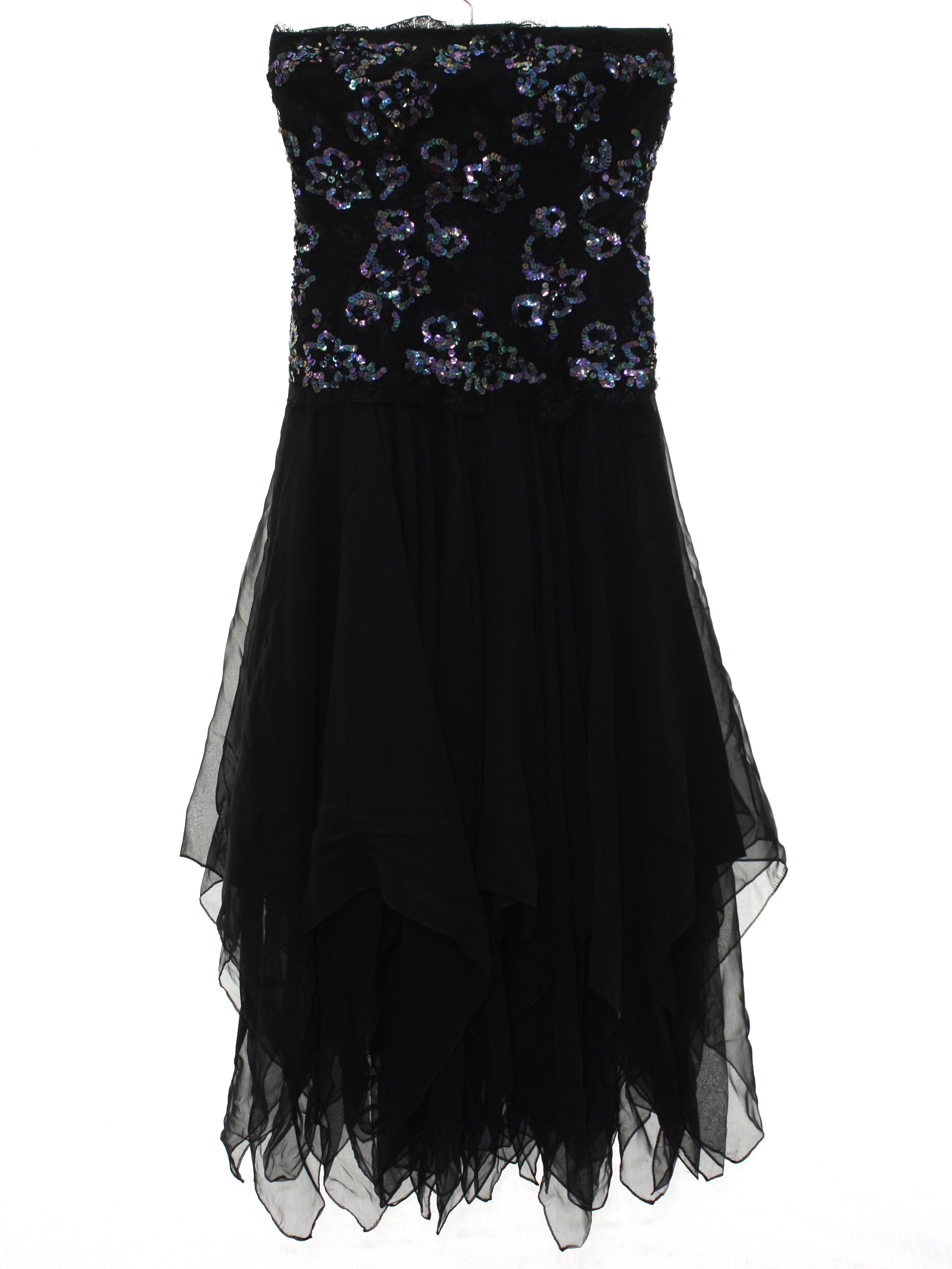 Lillie rubin black on sale dress