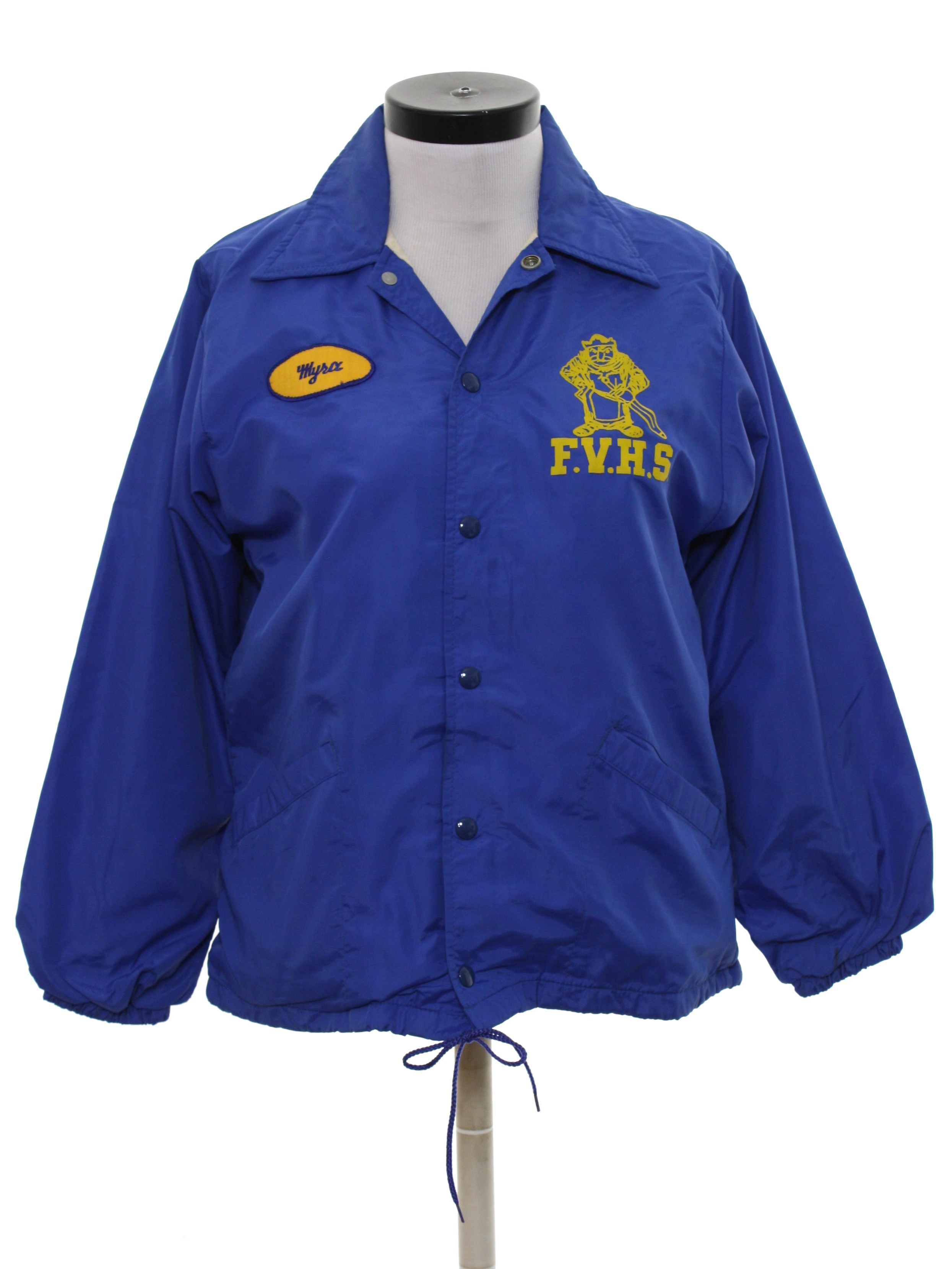 Retro 1980's Jacket (Swingster) : 80s -Swingster- Womens royal blue ...
