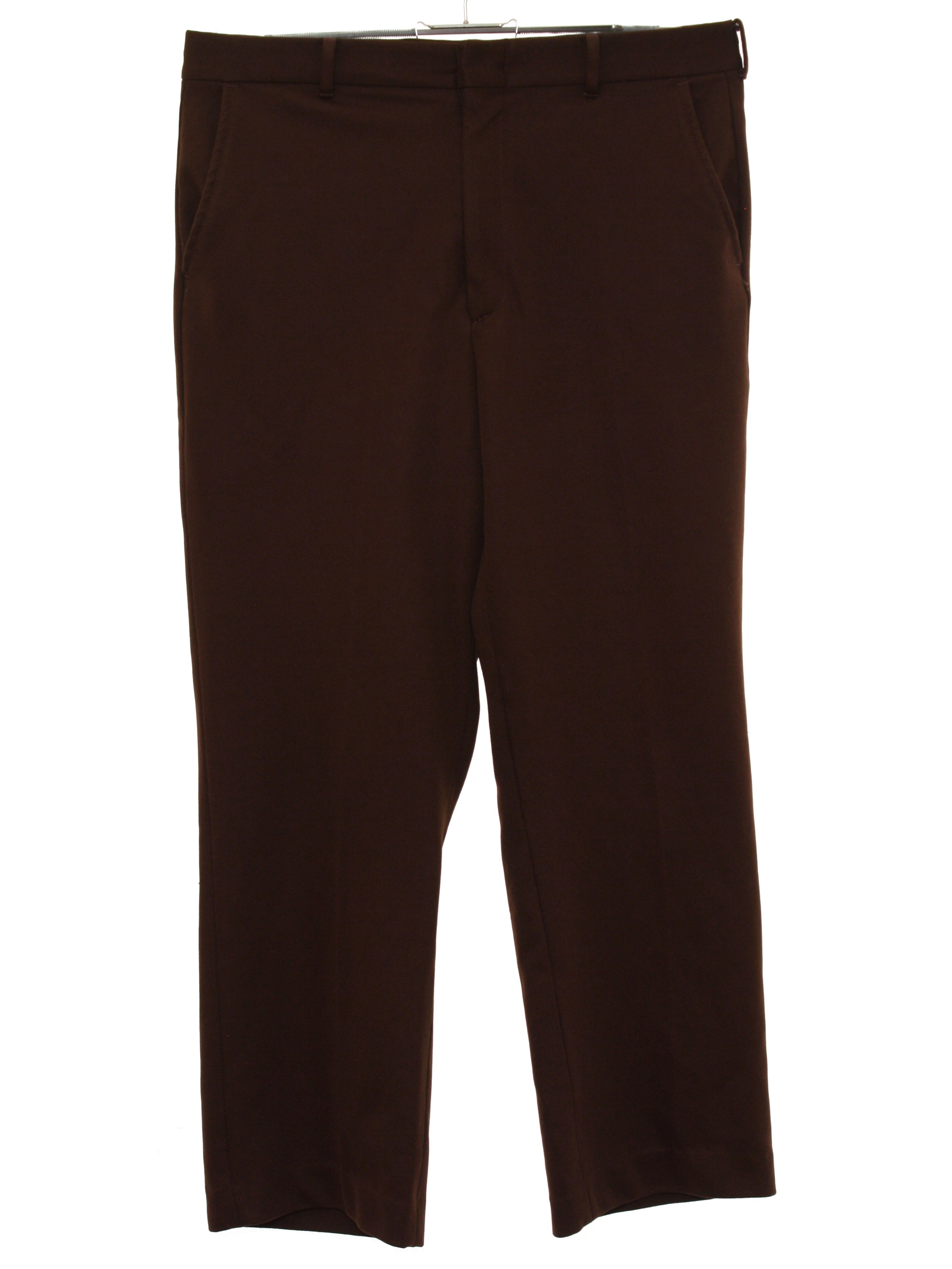 1980's Vintage Haband Pants: 80s -Haband- Mens dark brown background ...