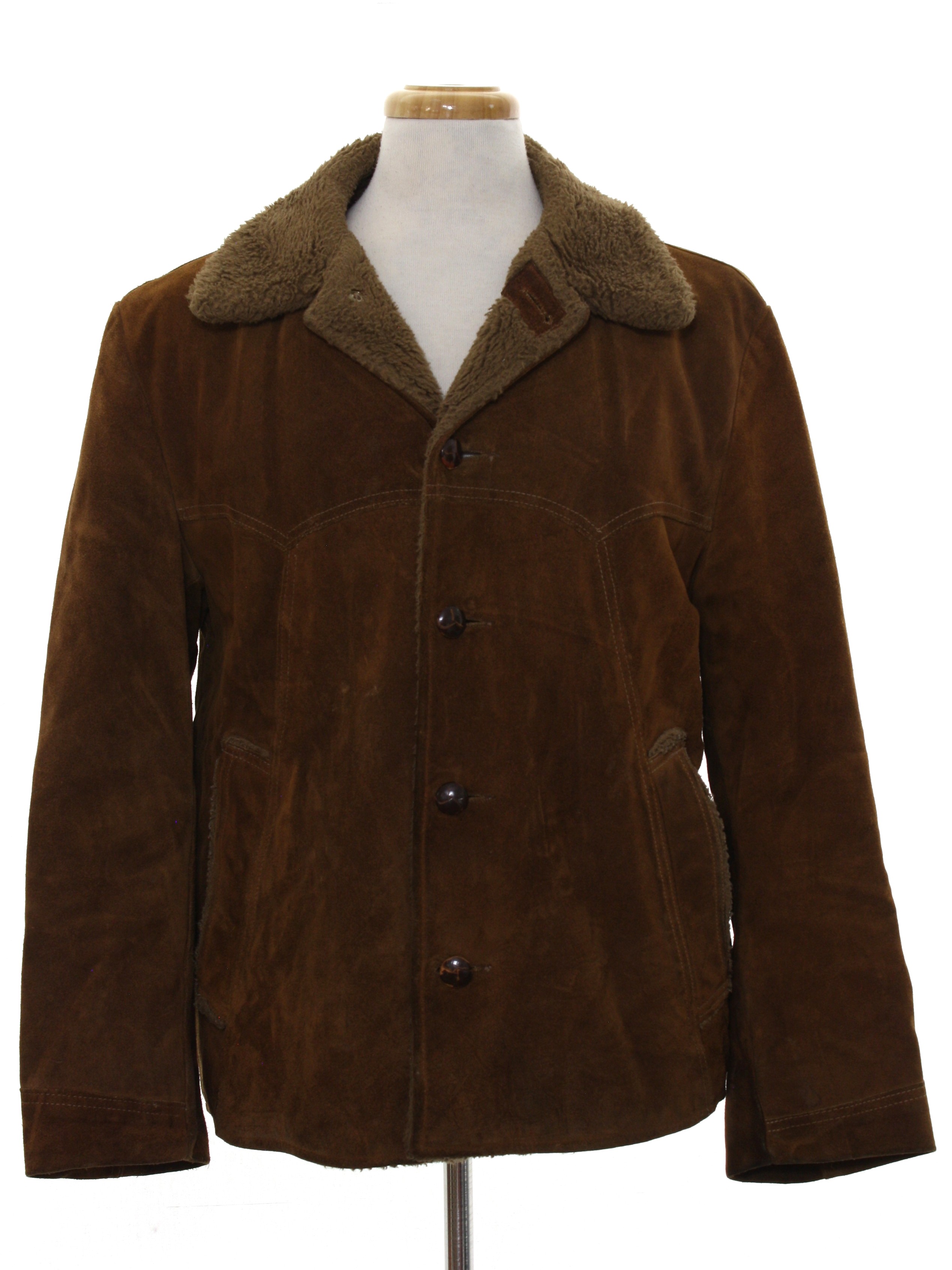 Lakeland 70's Vintage Leather Jacket: 70s -Lakeland- Mens dark brown ...
