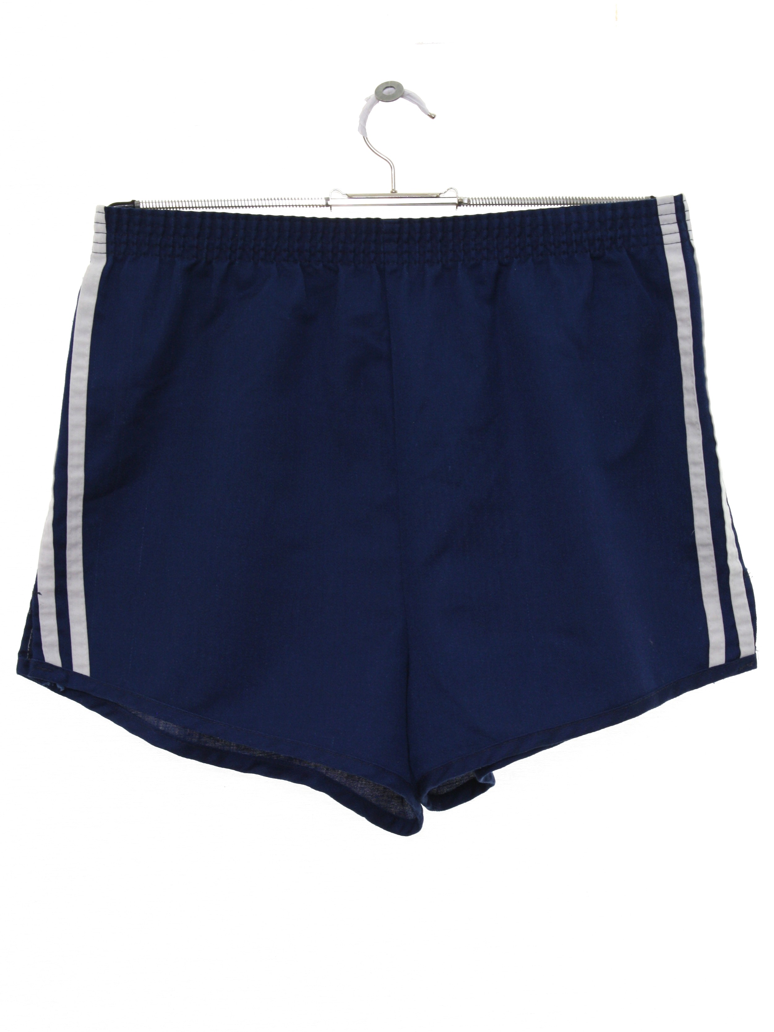 Vintage 1980's Shorts: 80s -Missing Label- Unisex midnight blue ...