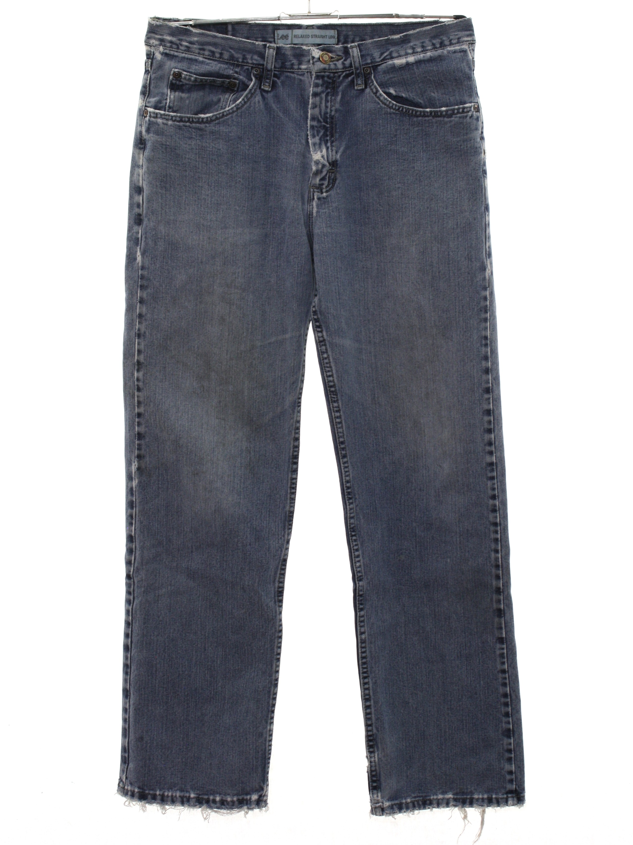 90s Pants (Lee): 90s -Lee- Mens stone washed slightly faded and worn ...