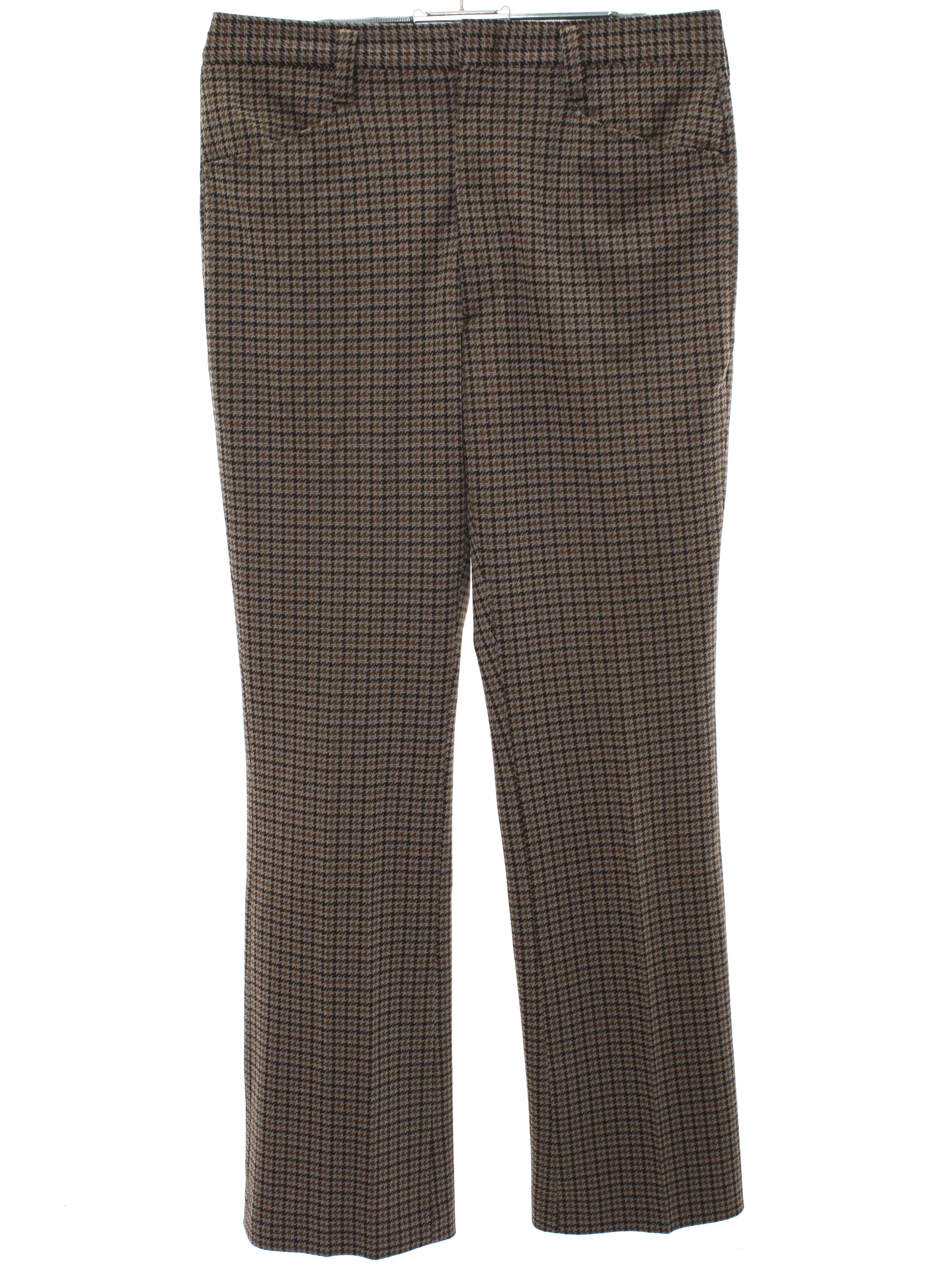 70's Haggar Flared Pants / Flares: 70s -Haggar- Mens dark brown, light ...