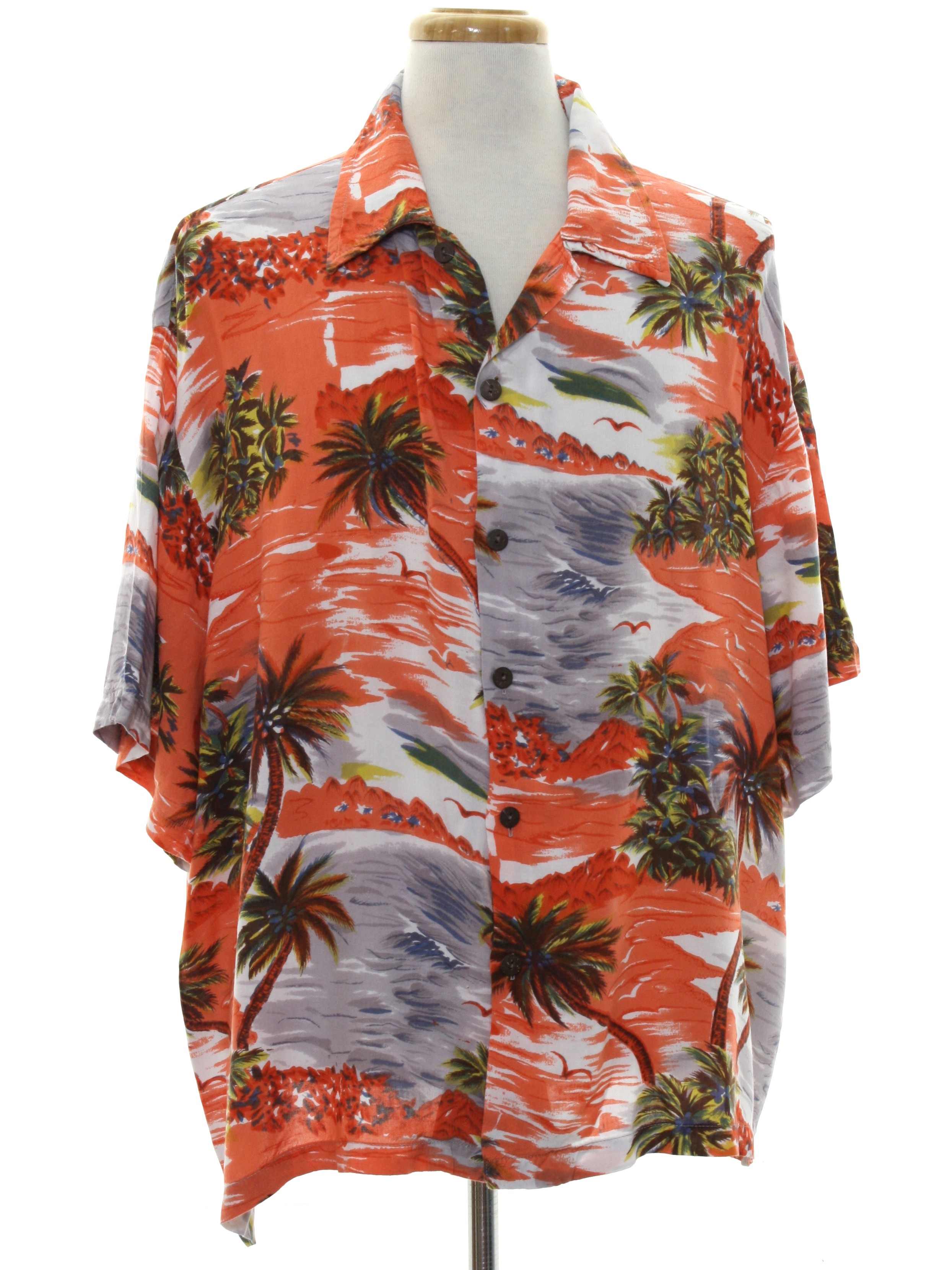 white lotus hawaiian shirt