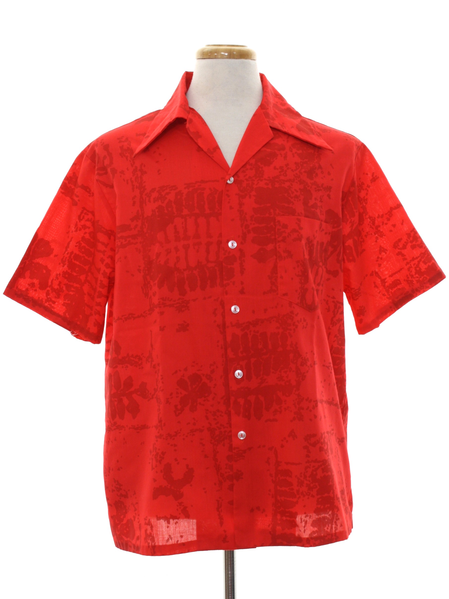 red hawaiian shirt mens