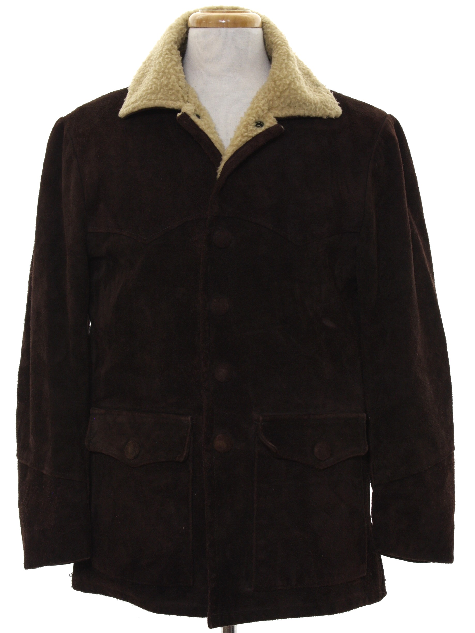 Vintage 1960's Leather Jacket: 60s -Jerrys Leather Goods- Mens dark ...