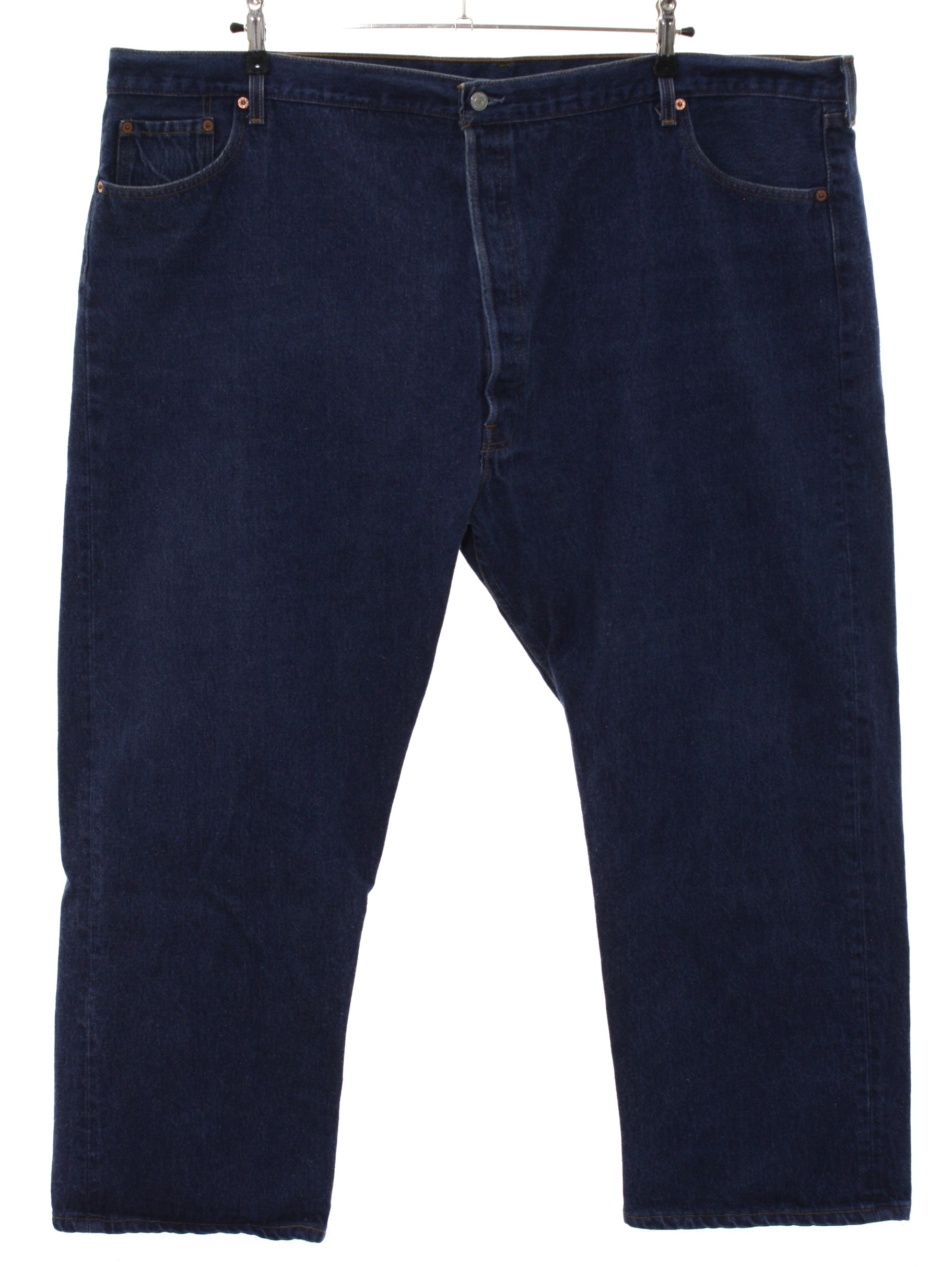 501 dark blue denim jeans