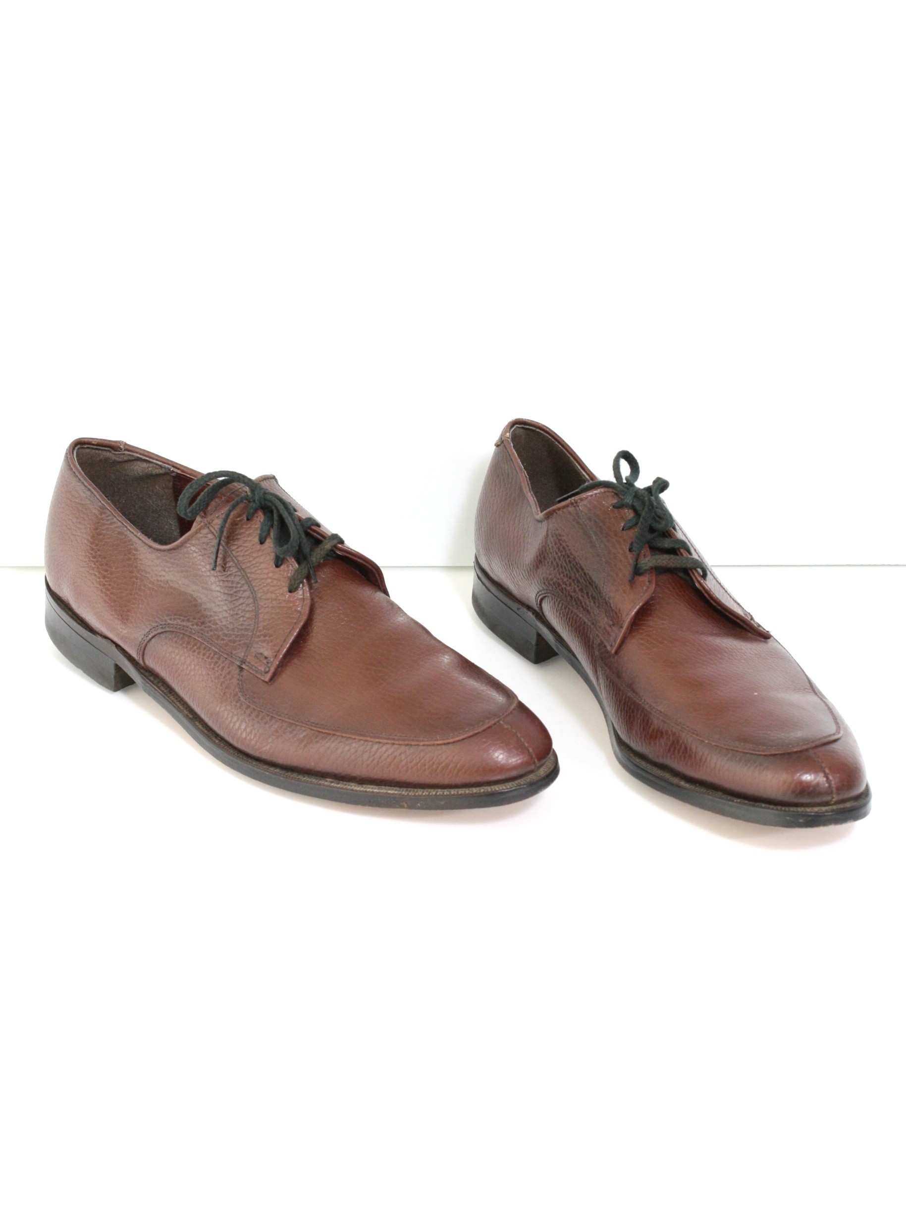 1960's Vintage Nunn Bush Shoes: 60s -Nunn Bush- Mens brown pebble gain ...