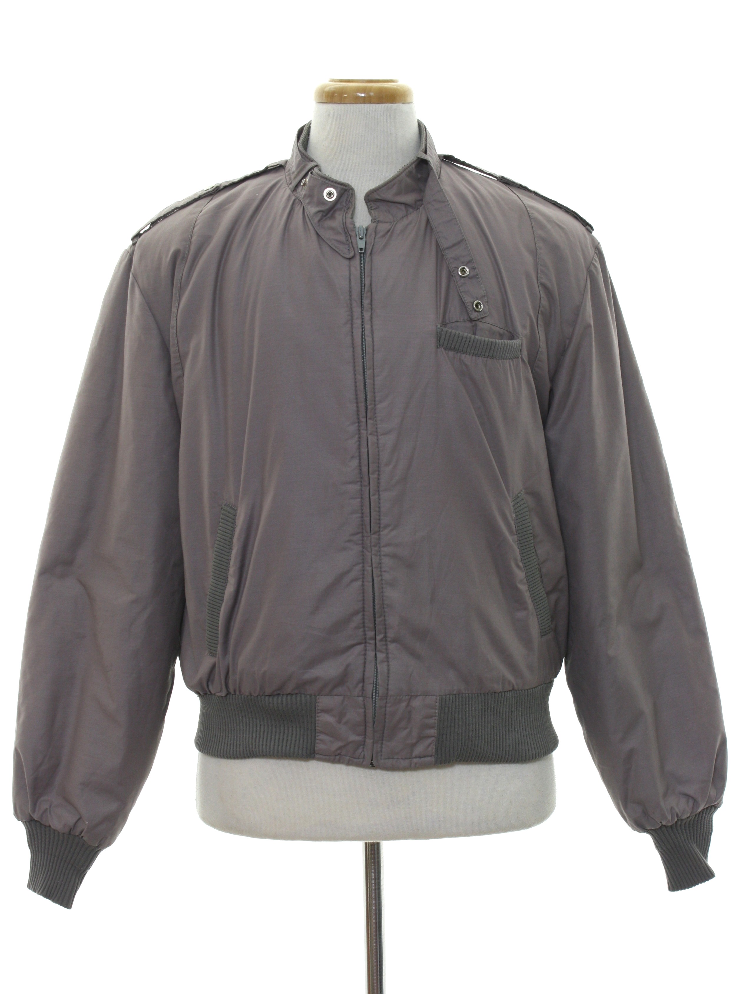 Retro 1980's Jacket (Aberdeen) : 80s -Aberdeen- Mens grey background ...