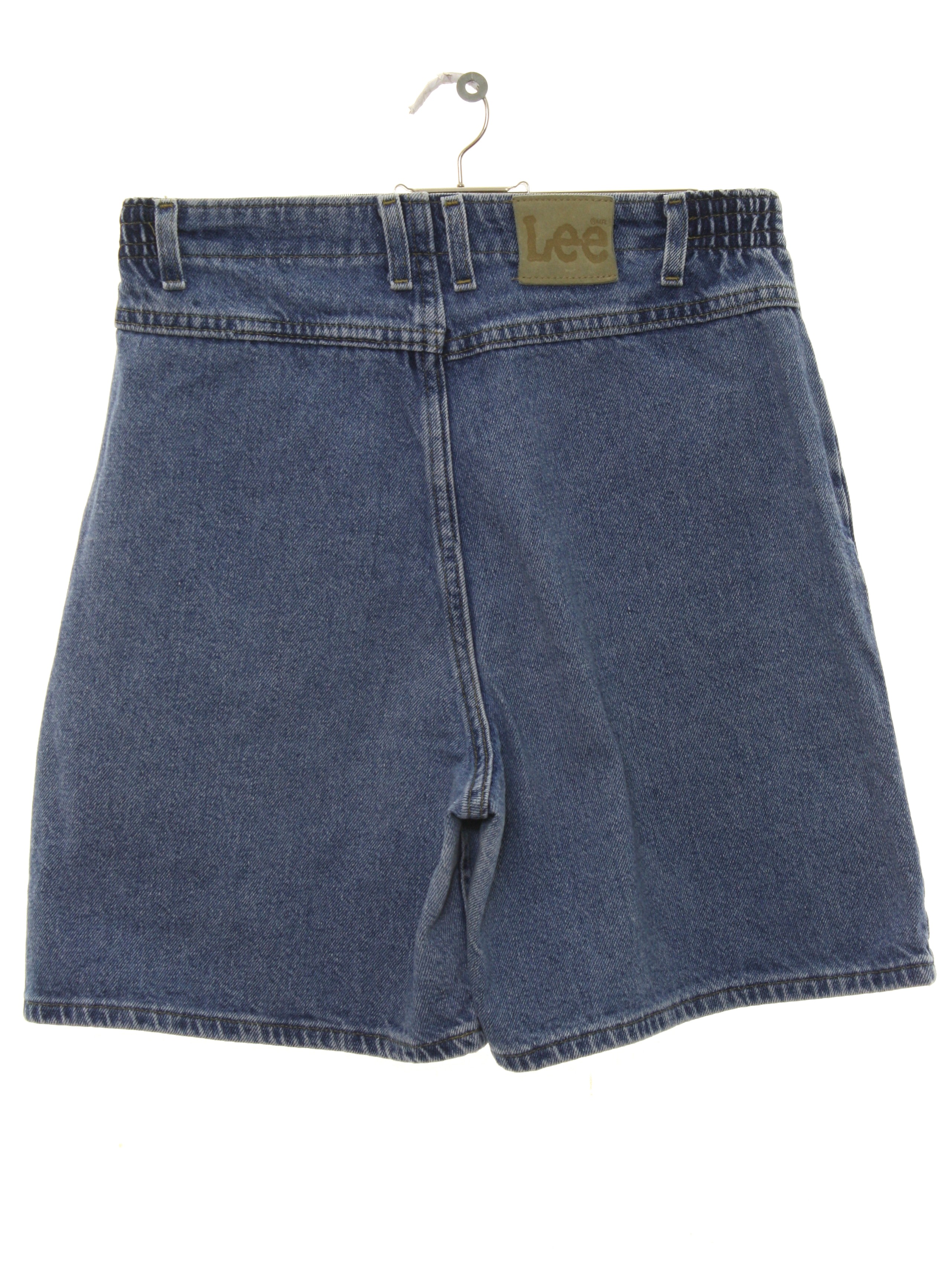 Lee Nineties Vintage Shorts: 90s -Lee- Womens blue background cotton ...