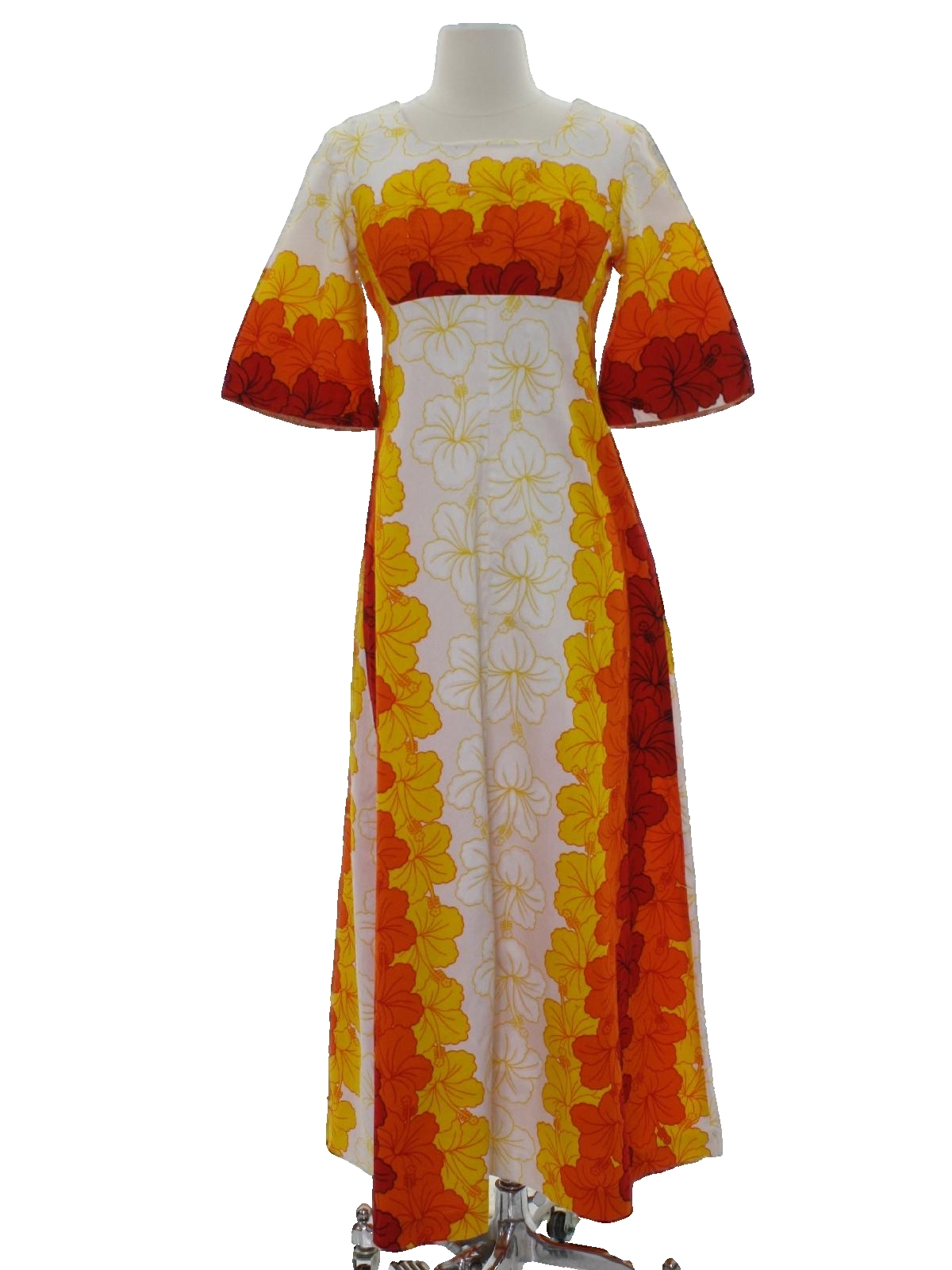 Vintage Hawaiian Dress, 100% Cotton, Ui-Maikai
