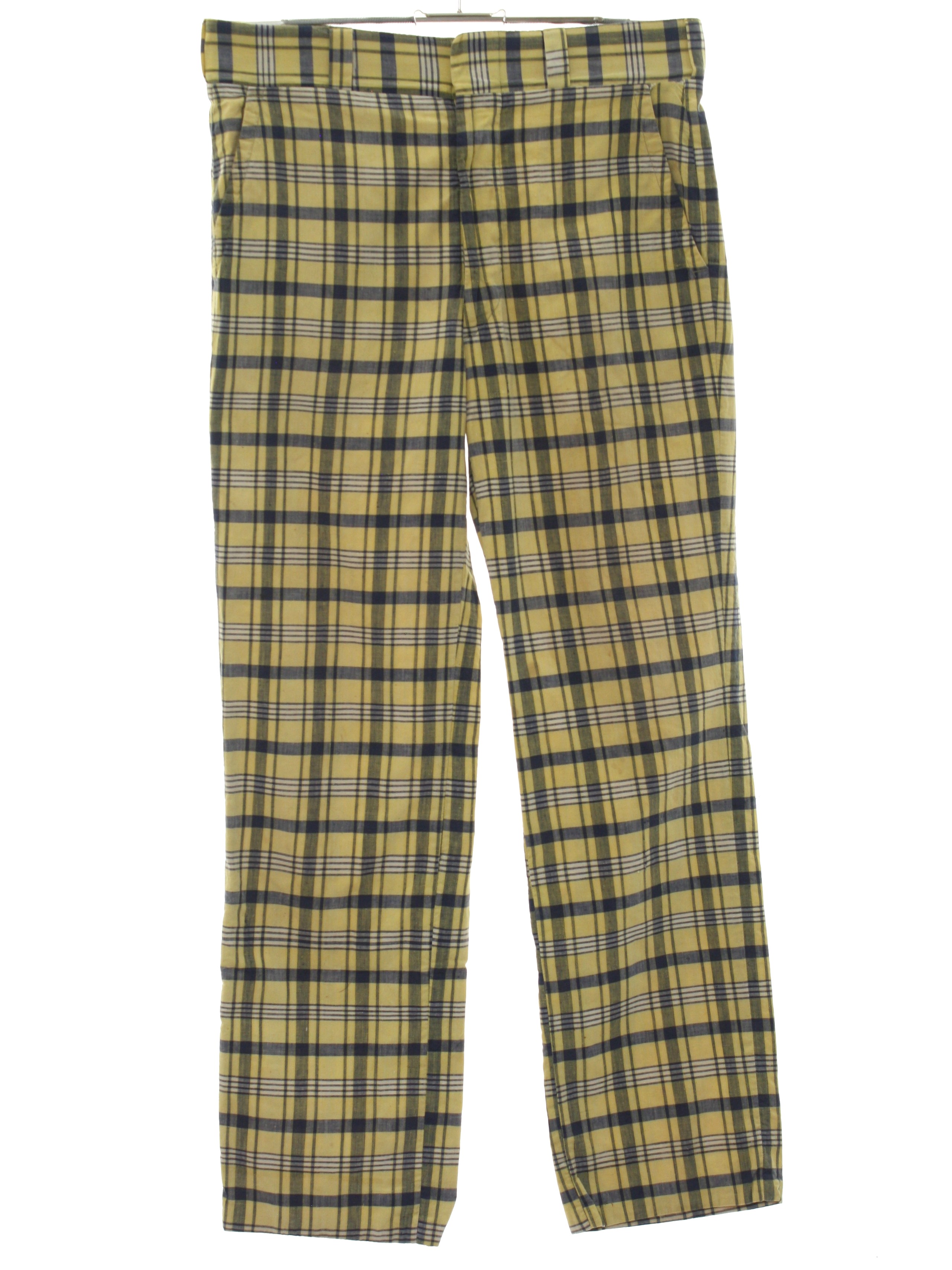 Vintage 1980's Pants: 80s -Brooks Brothers- Mens pale yellow background ...