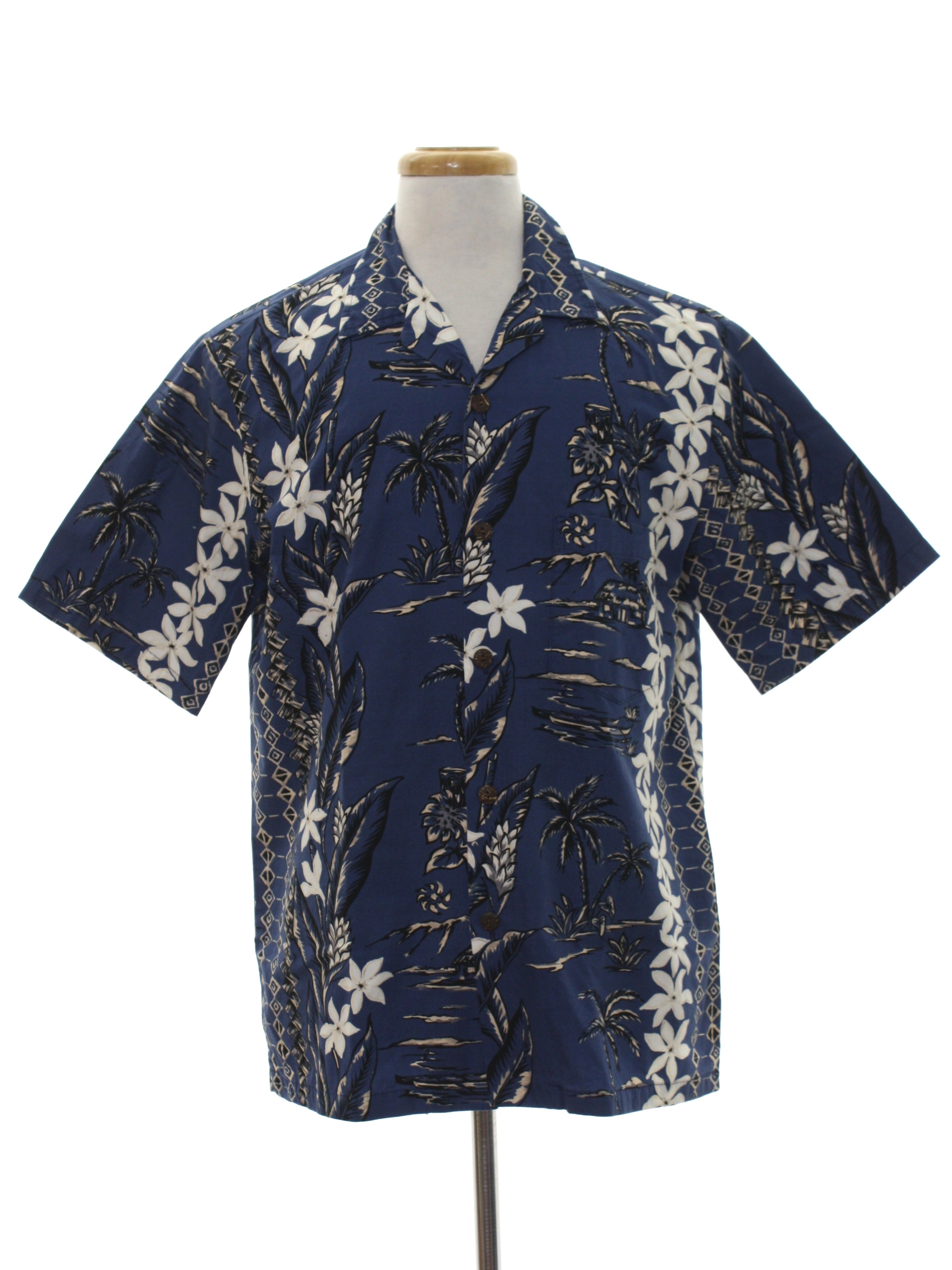 1990's Vintage Hawaiian Reserve Collection Hawaiian Shirt: 90s ...