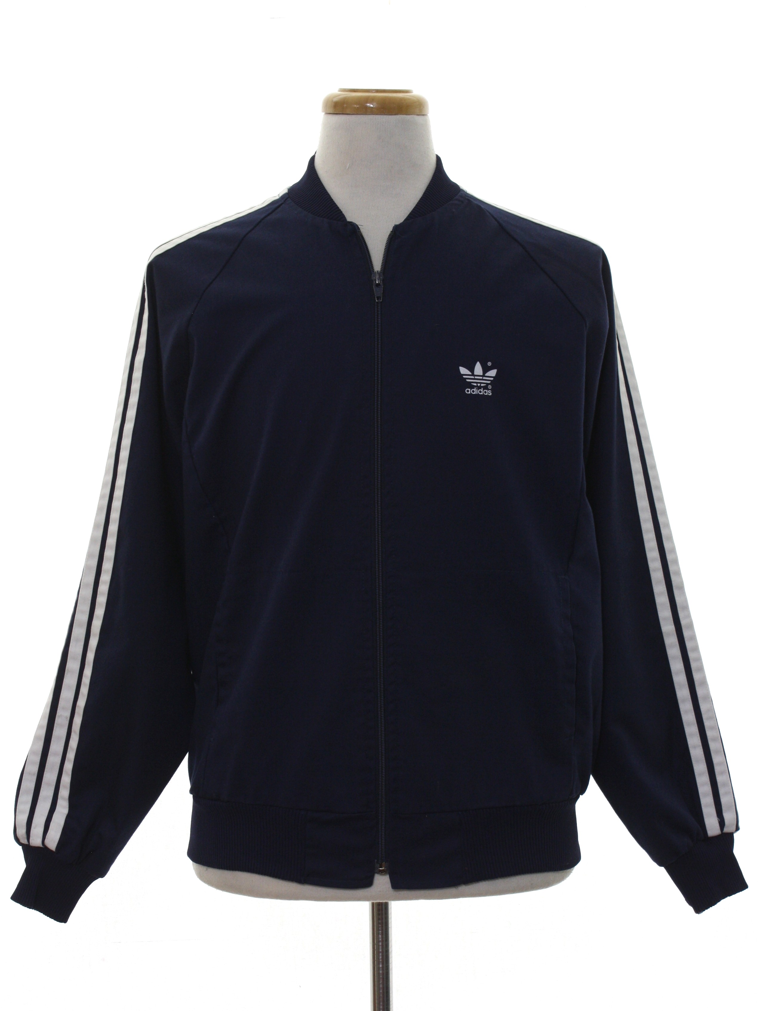 Retro 1980's Jacket (Adidas) : 80s -Adidas- Mens midnight blue ...