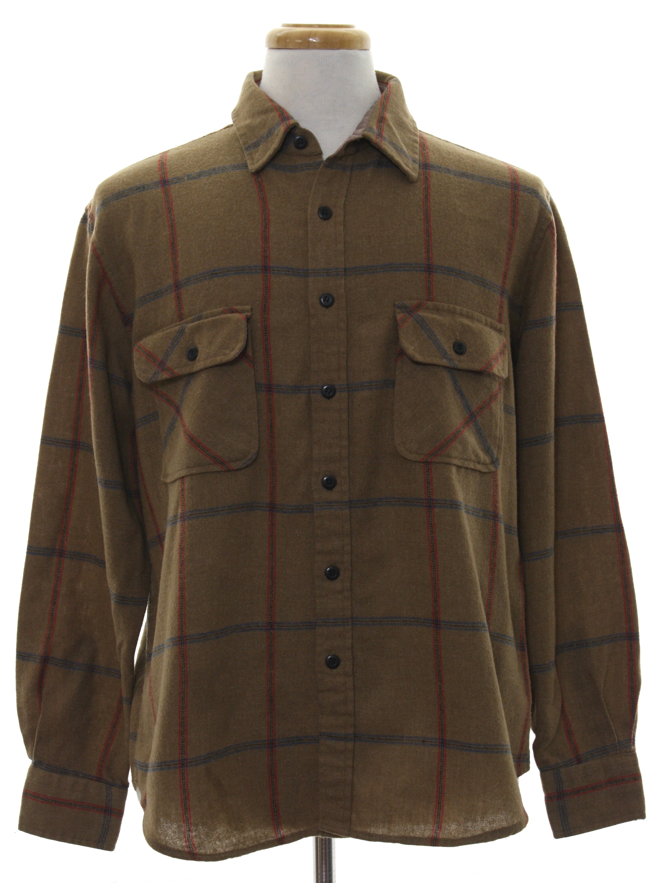 Fieldmaster Eighties Vintage Shirt: 80s -Fieldmaster- Mens large square ...