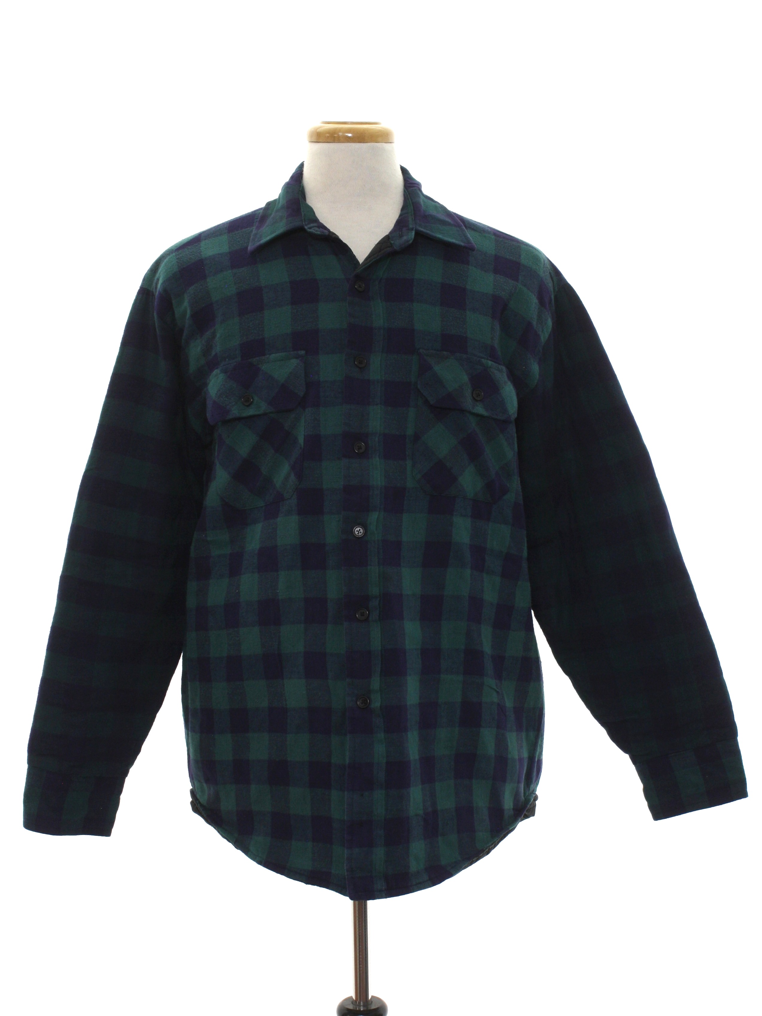 David Taylor 1990s Vintage Shirt: 90s -David Taylor- Mens green and ...