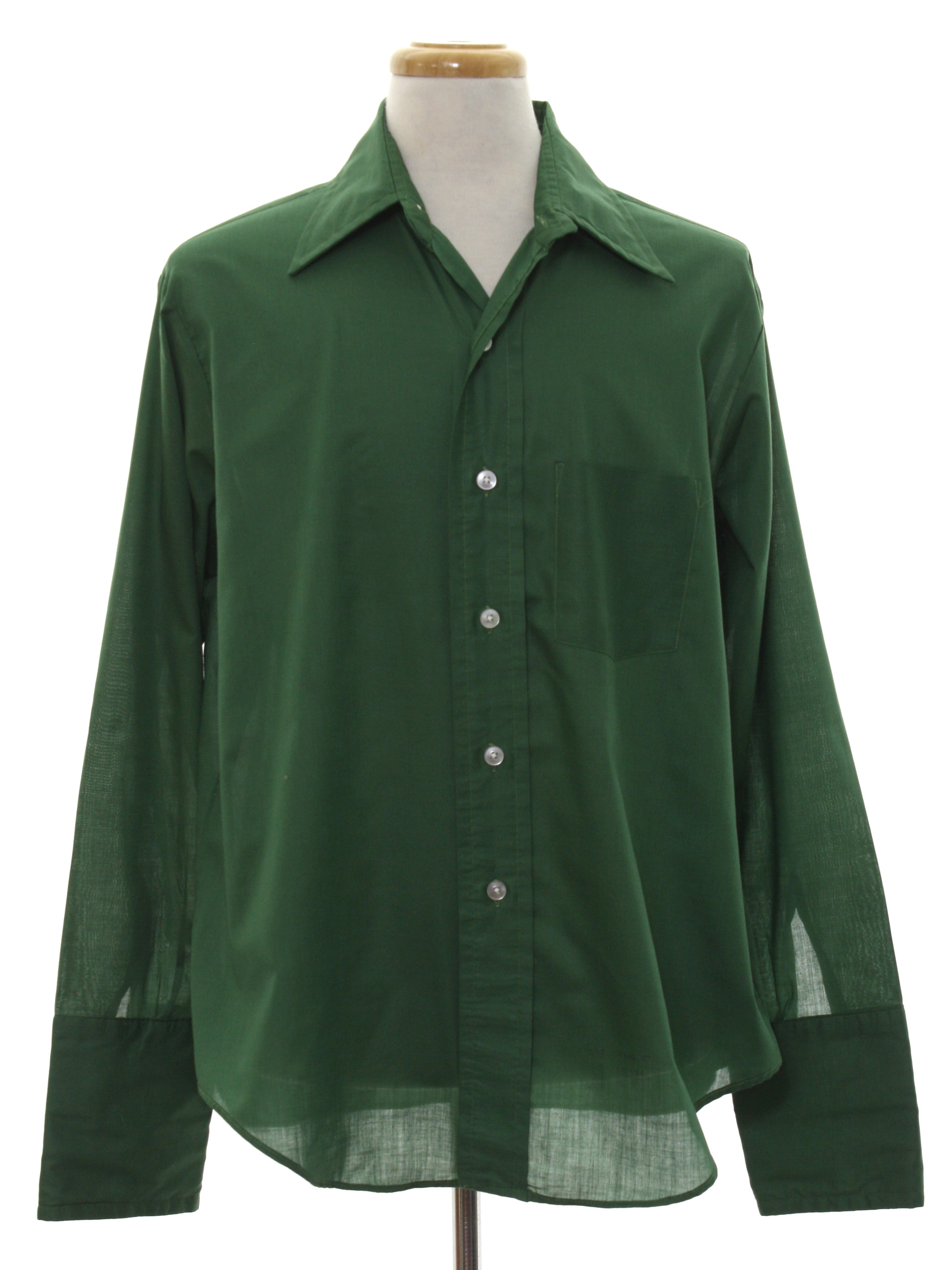 mens 60s button down shirts