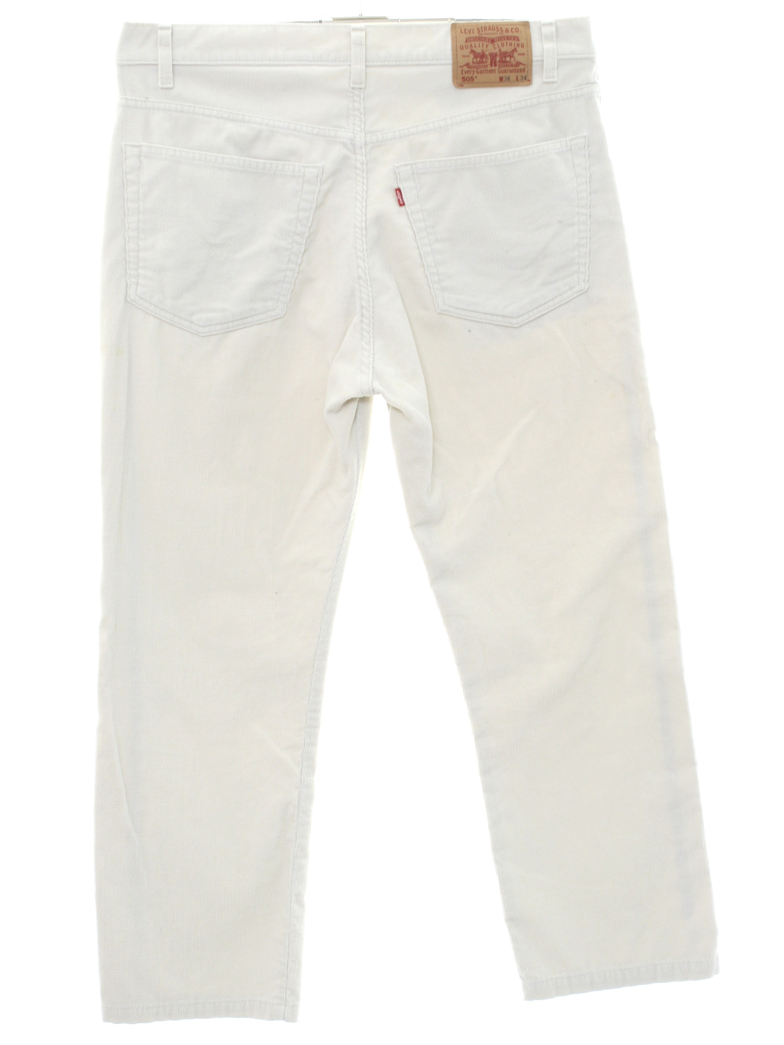 mens white levi 505 jeans