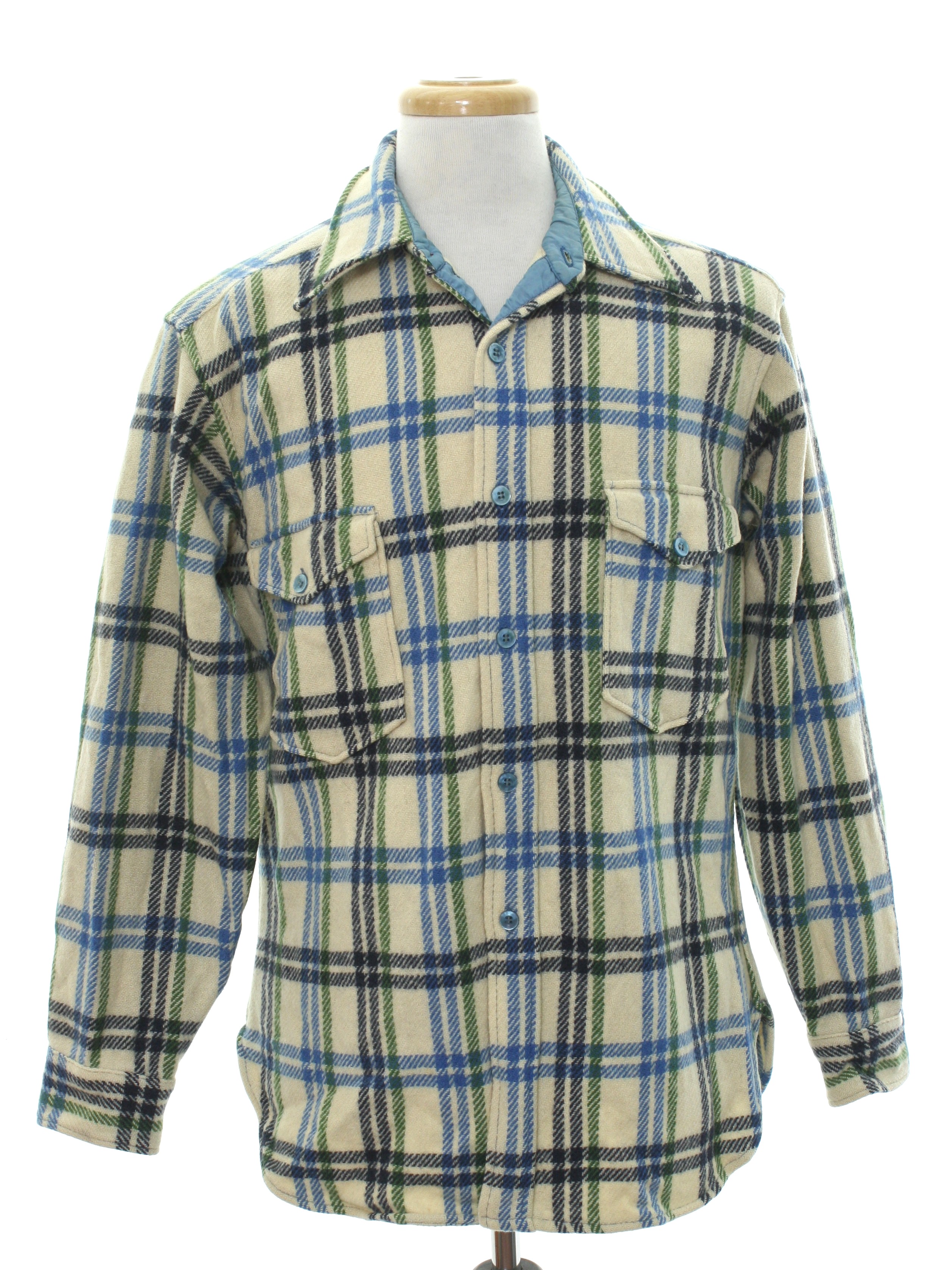 70s Vintage Pendleton flannelshirt Lsize 注文割引 - www ...