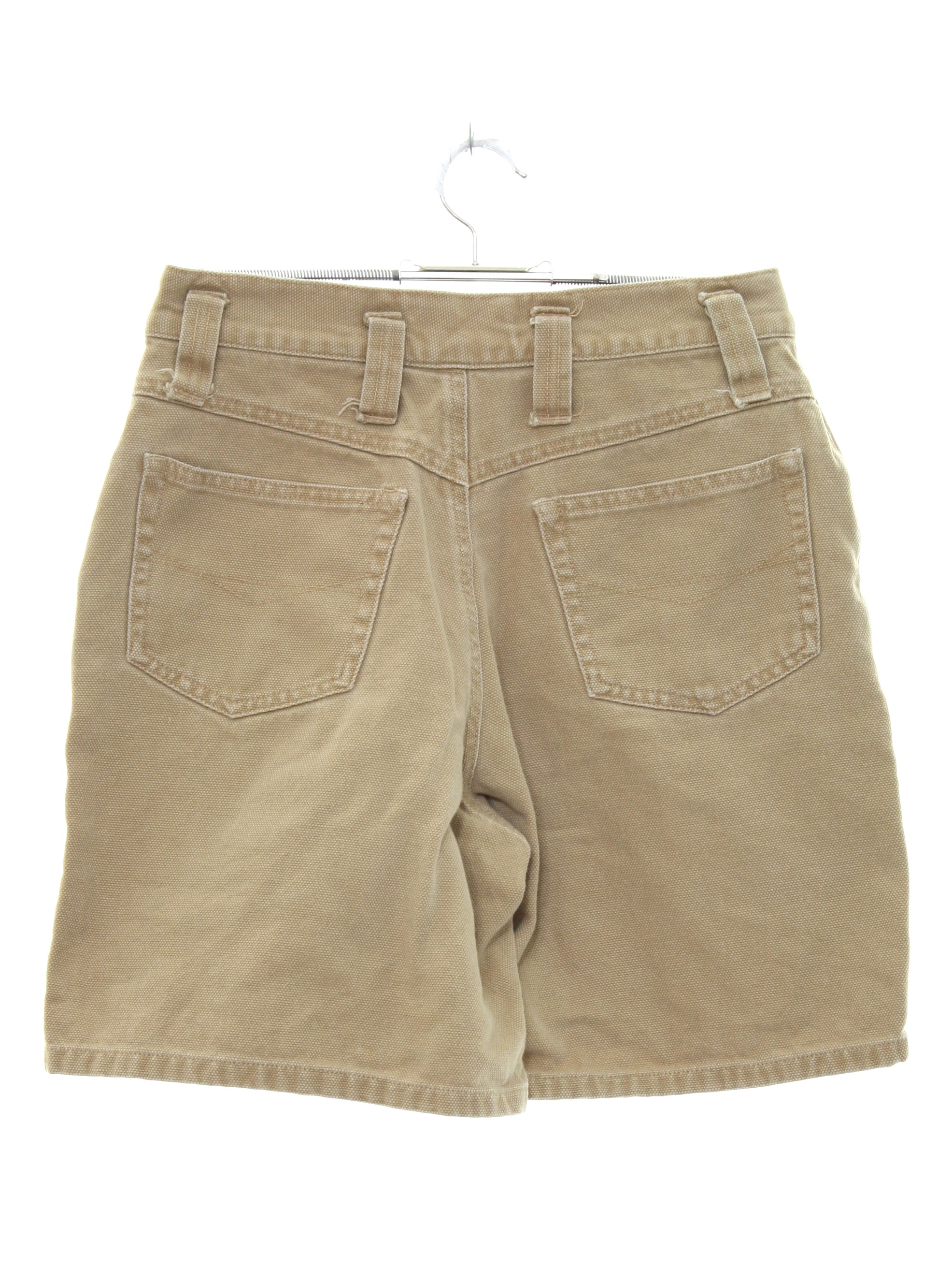 80s style denim shorts