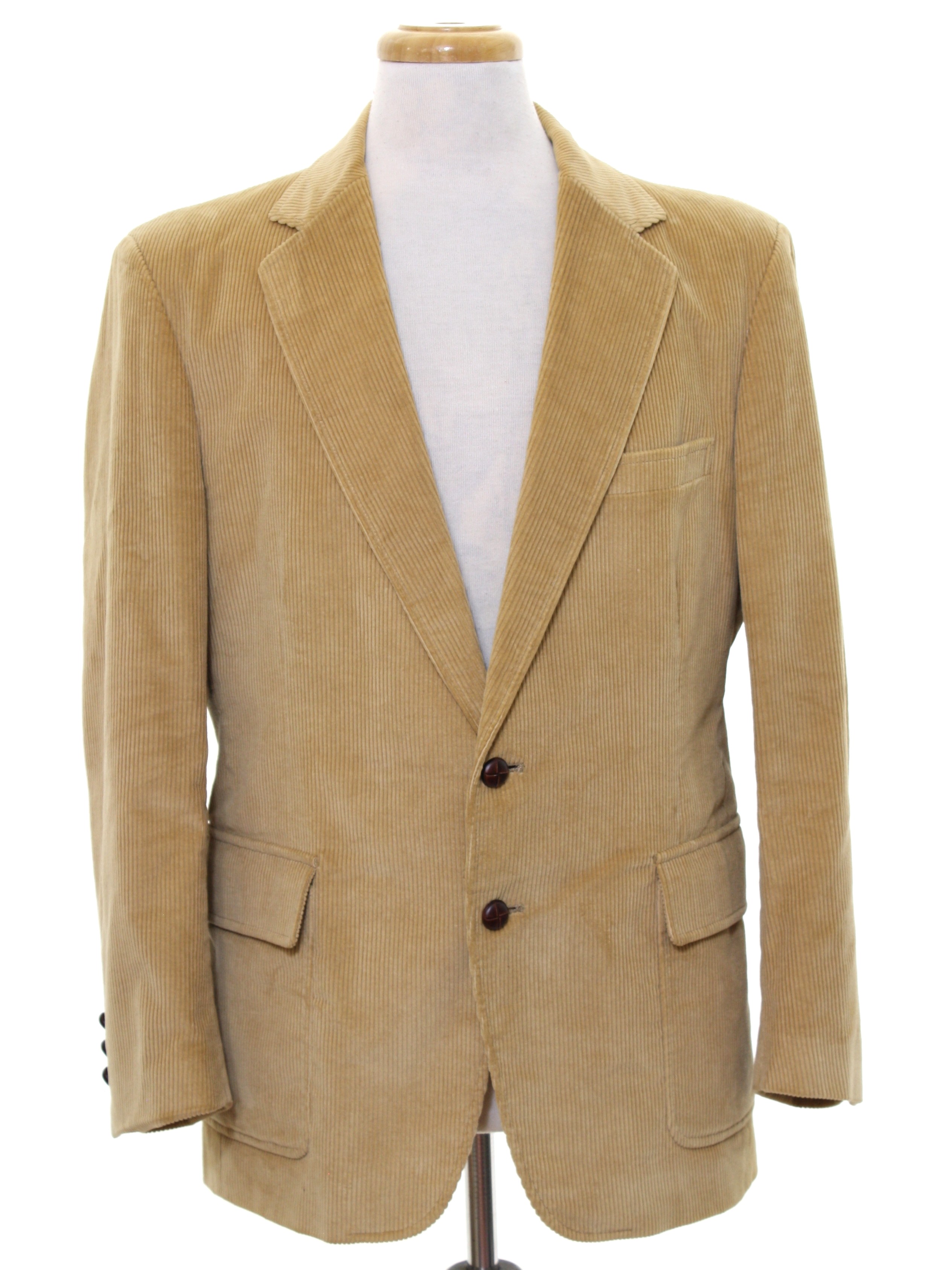 80's Vintage Jacket: 80s -The Mens Shop for JCPenney- Mens tan corduroy ...